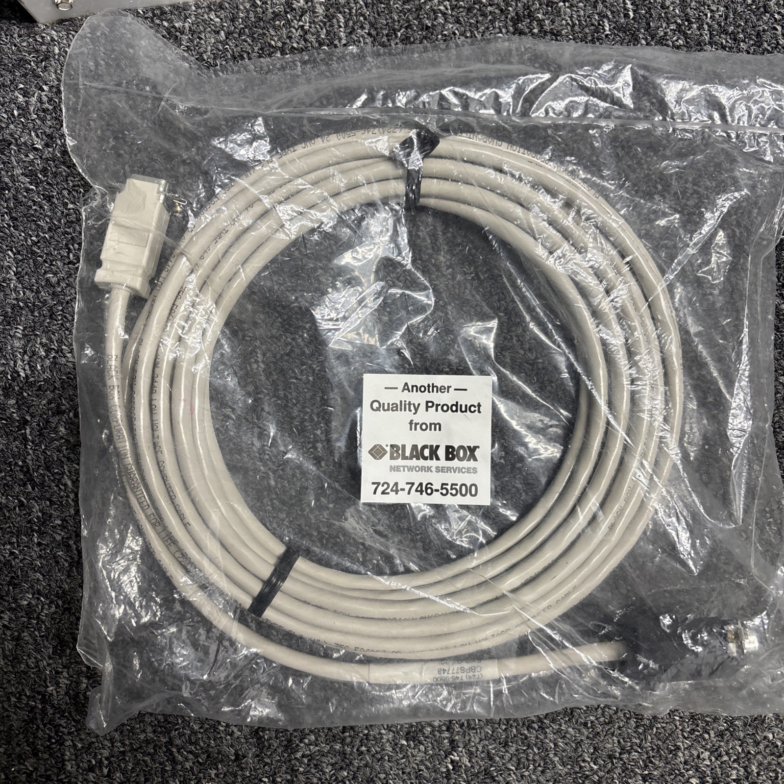 black box cable 724-746-5500 cbps77748 EYP-Q 20ft (x)