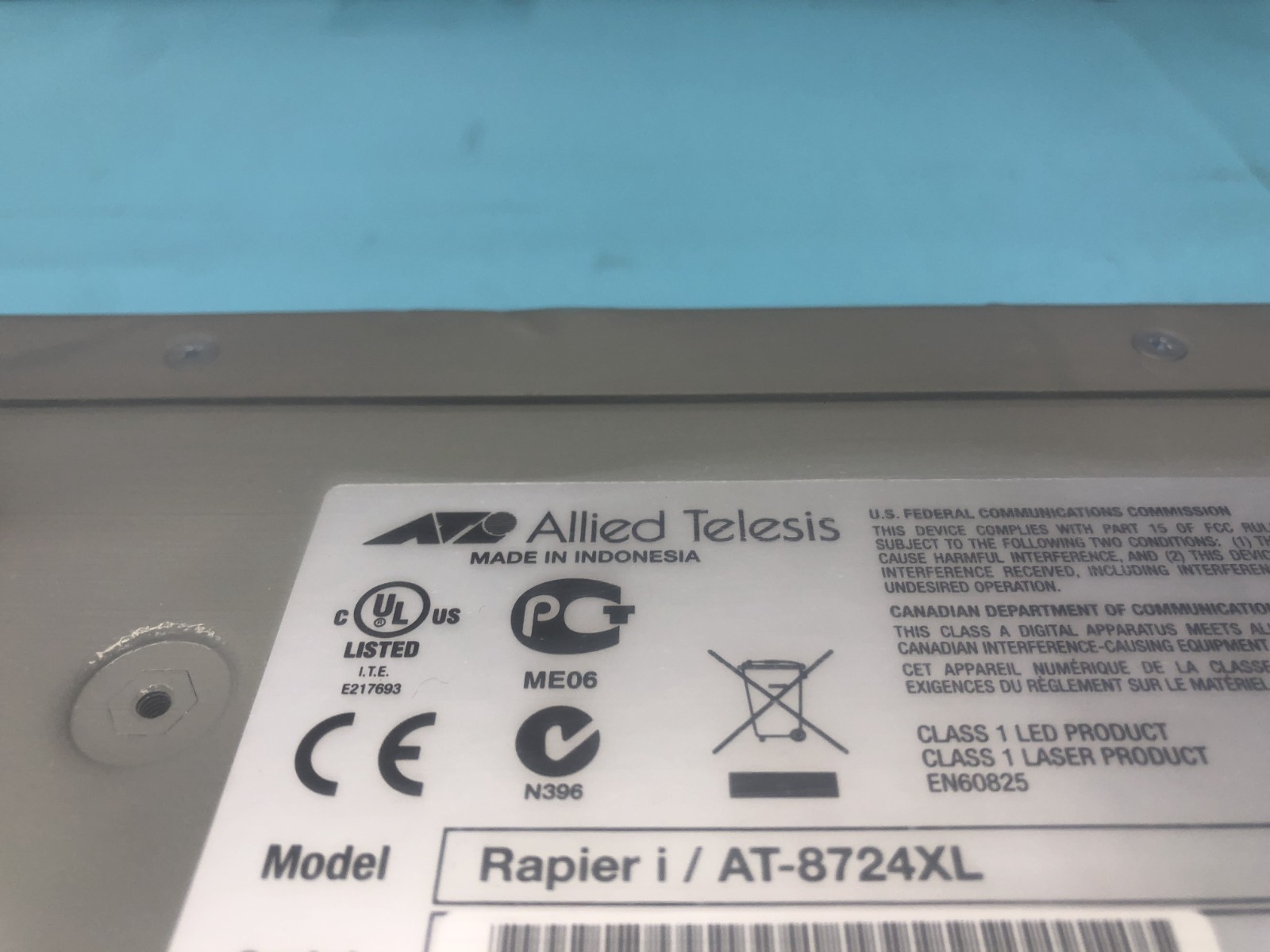 Allied Telesis AT-RP24I-B-10 Rapier 24i Layer 3 Fast Ethernet Switch, 195618