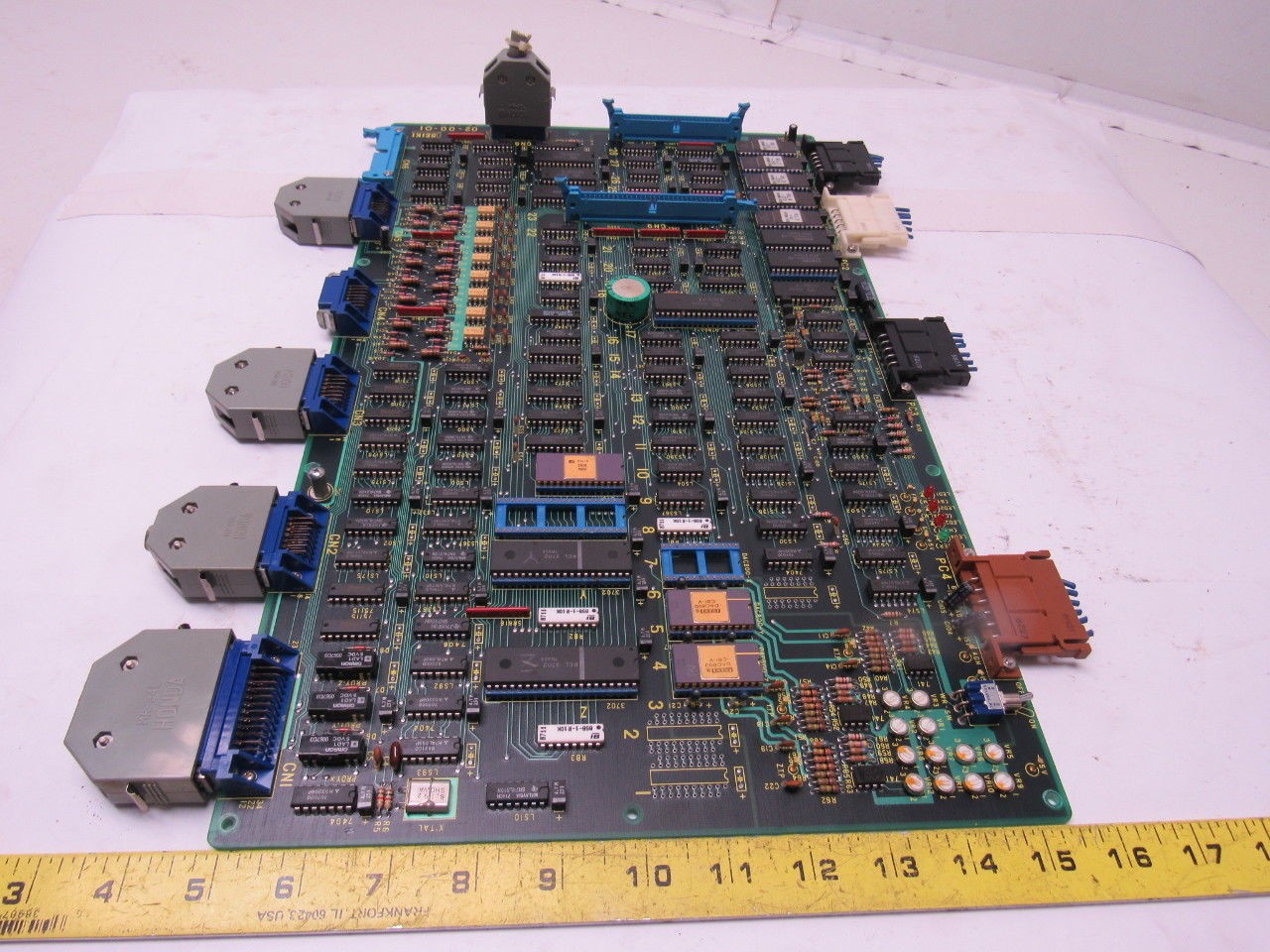 Hitachi Seiki 02-00-01 TR-6.10 PC Card For Control Gear 220/220V 50/60Hz 1Ph 2Kv
