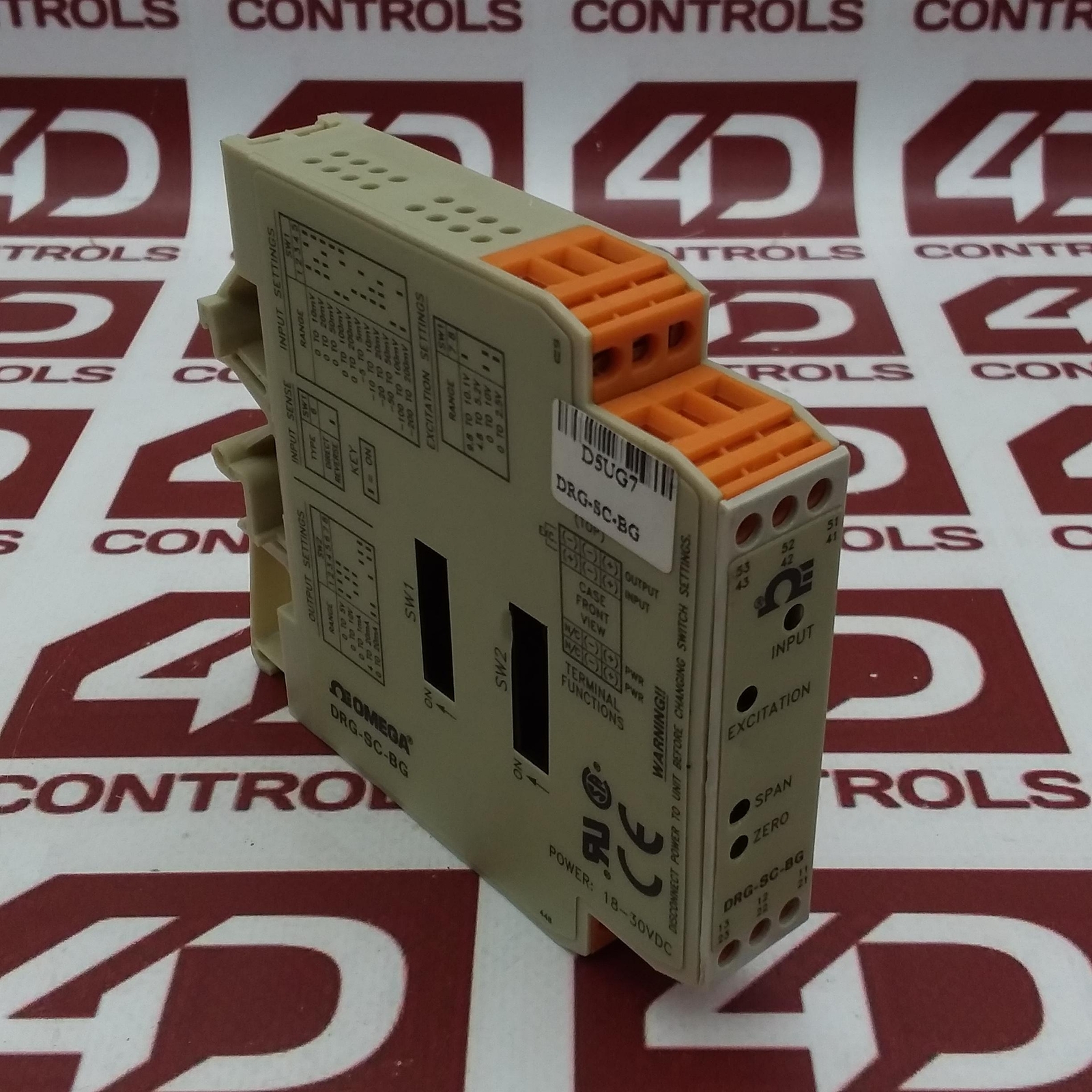 DRG-SC-BG | OMEGA ENGINEERING INC | Signal Conditioner, 18-30VDC, Used