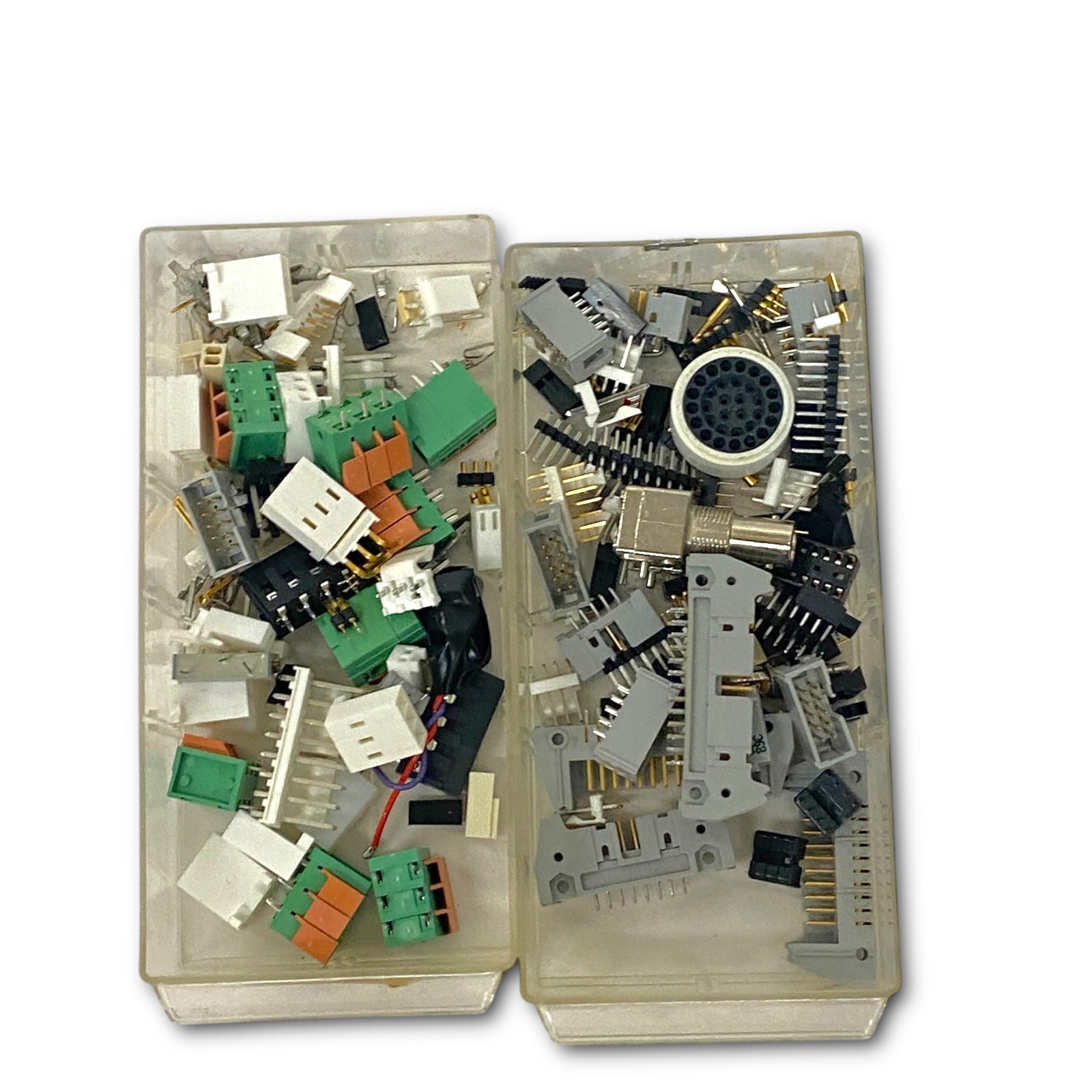 Mixed PCB Connectors Lot Terminal Blocks Pin Headers Plugs Sockets Assortment