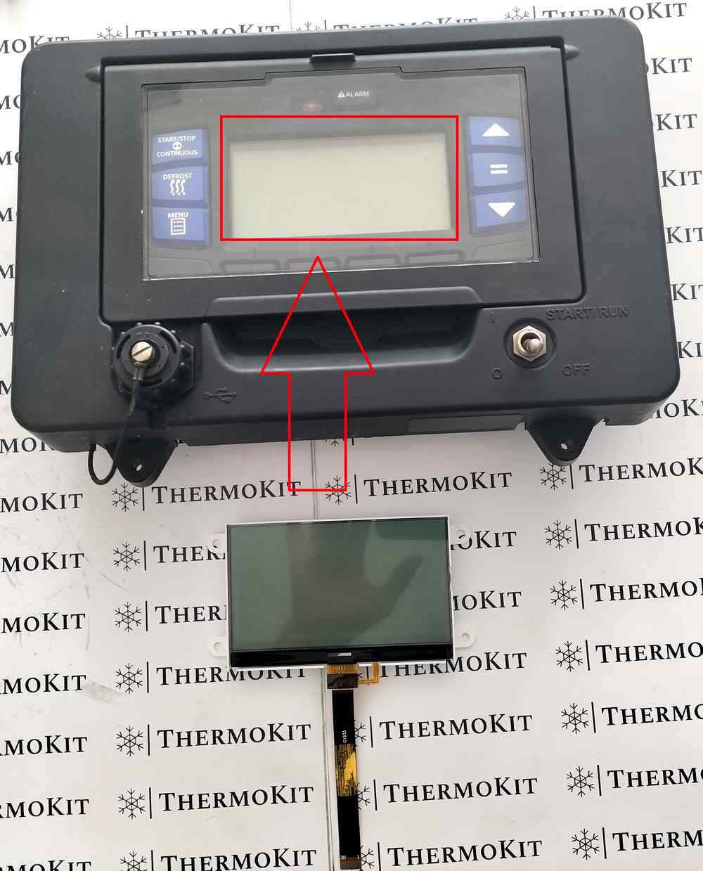 Carrier Transicold APX Display Module 12-00663-64 SDGG240128-01 76-50248