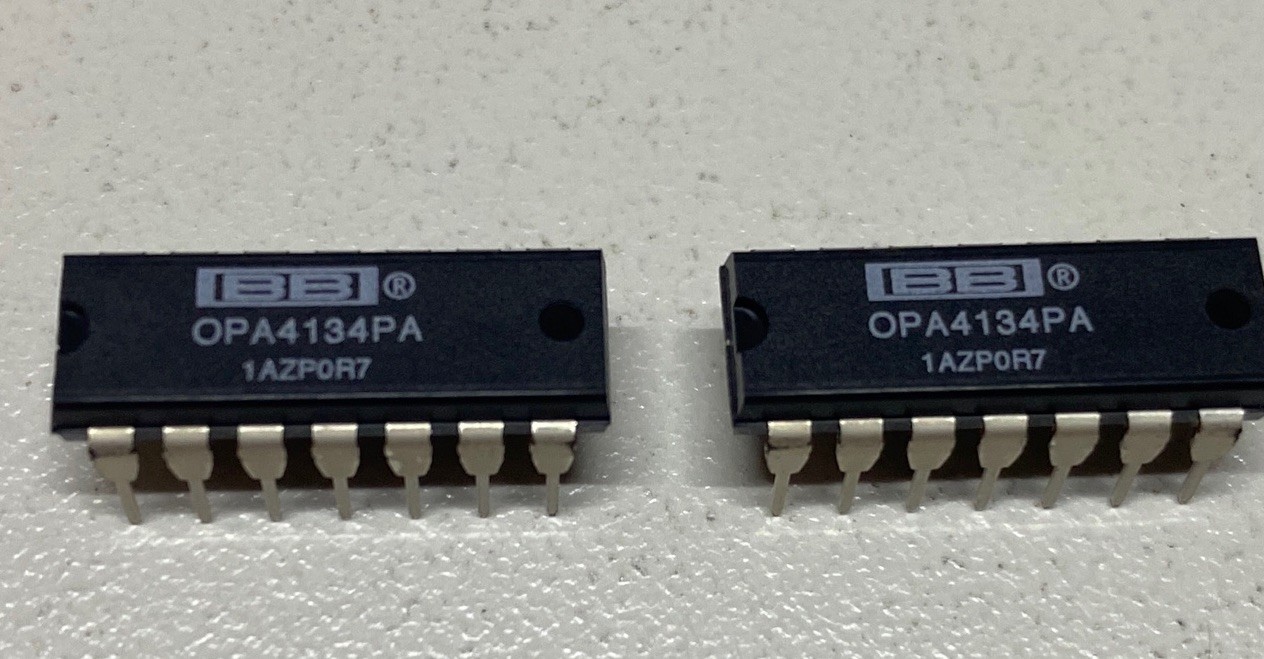 OPA4134PA Burr Brown OP Amp quad-channel well suited for high end audio DIP14pin