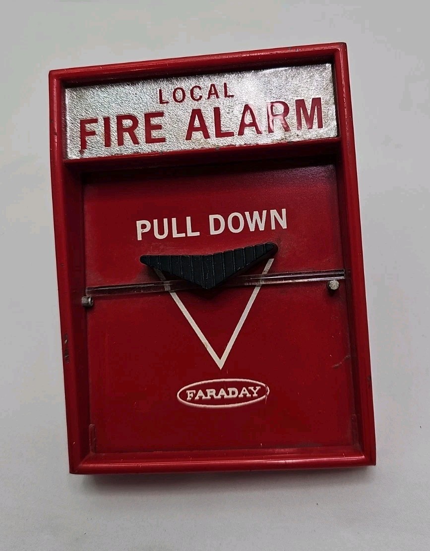 Faraday Pull Down Fire Alarm Break Glass Pull Station