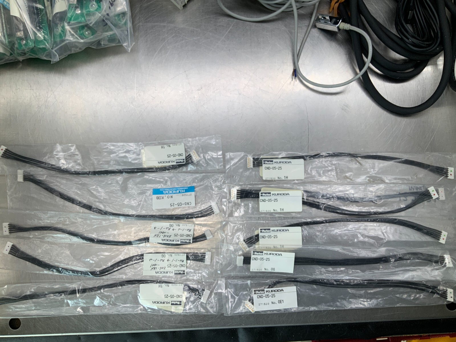(10) Parker Kuroda CND-05-25 Cable