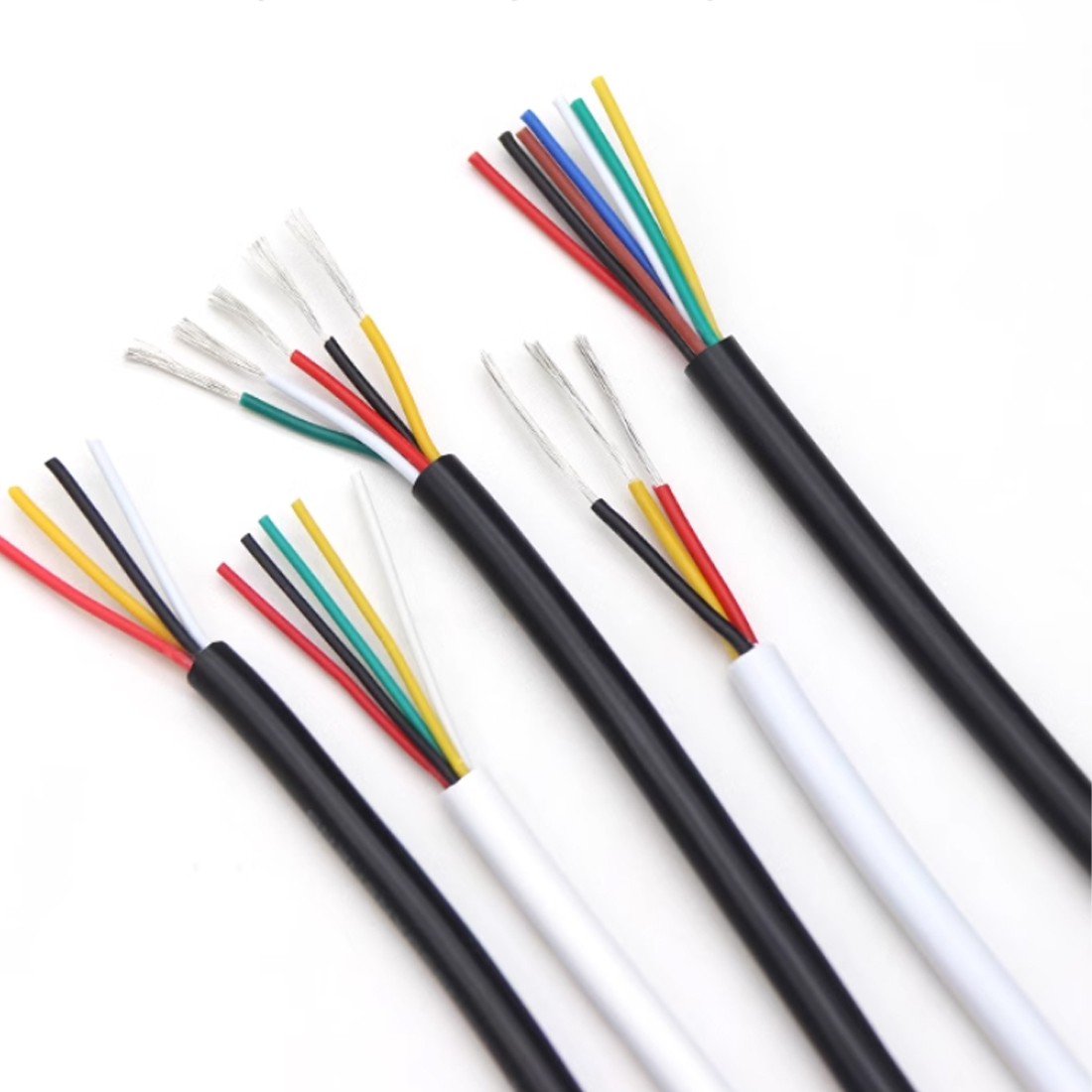 2/3/4/5/6~10 Multi-Core Cable Signal shielding Wire Automotive Marine OD 2mm-9mm