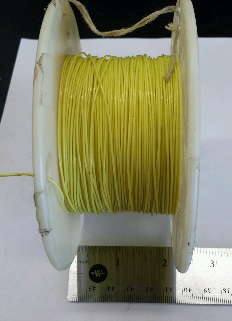 ( 316 FT Spool ) IMS 2844/7-5 Yellow Cable Wire 24Awg 19 Strands / 36Awg 600V