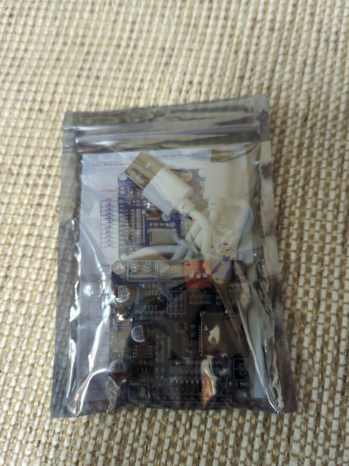 20W Voice Playback Module, TF Card 32GB Sound Board USB Downloadable MP3…