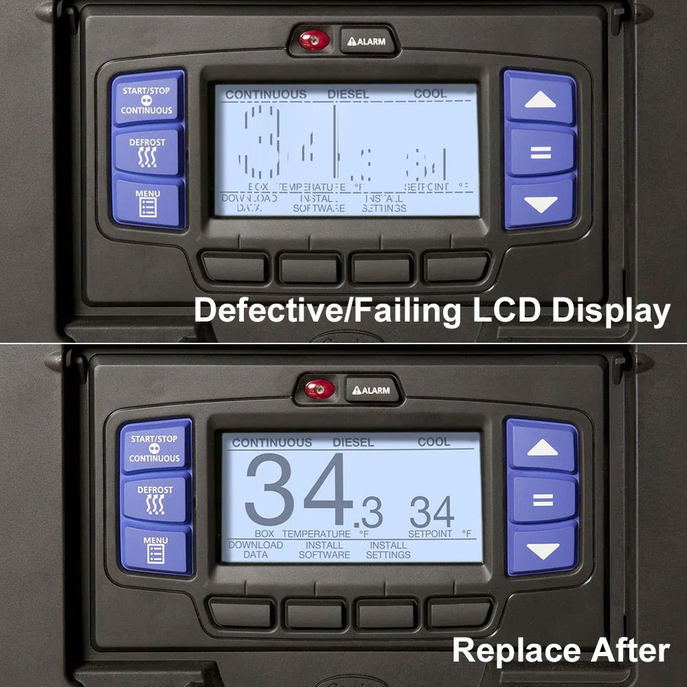 Display for Carrier Transicold X3 2500 X4 7500 7300 Vector 8500 8600 APX Module