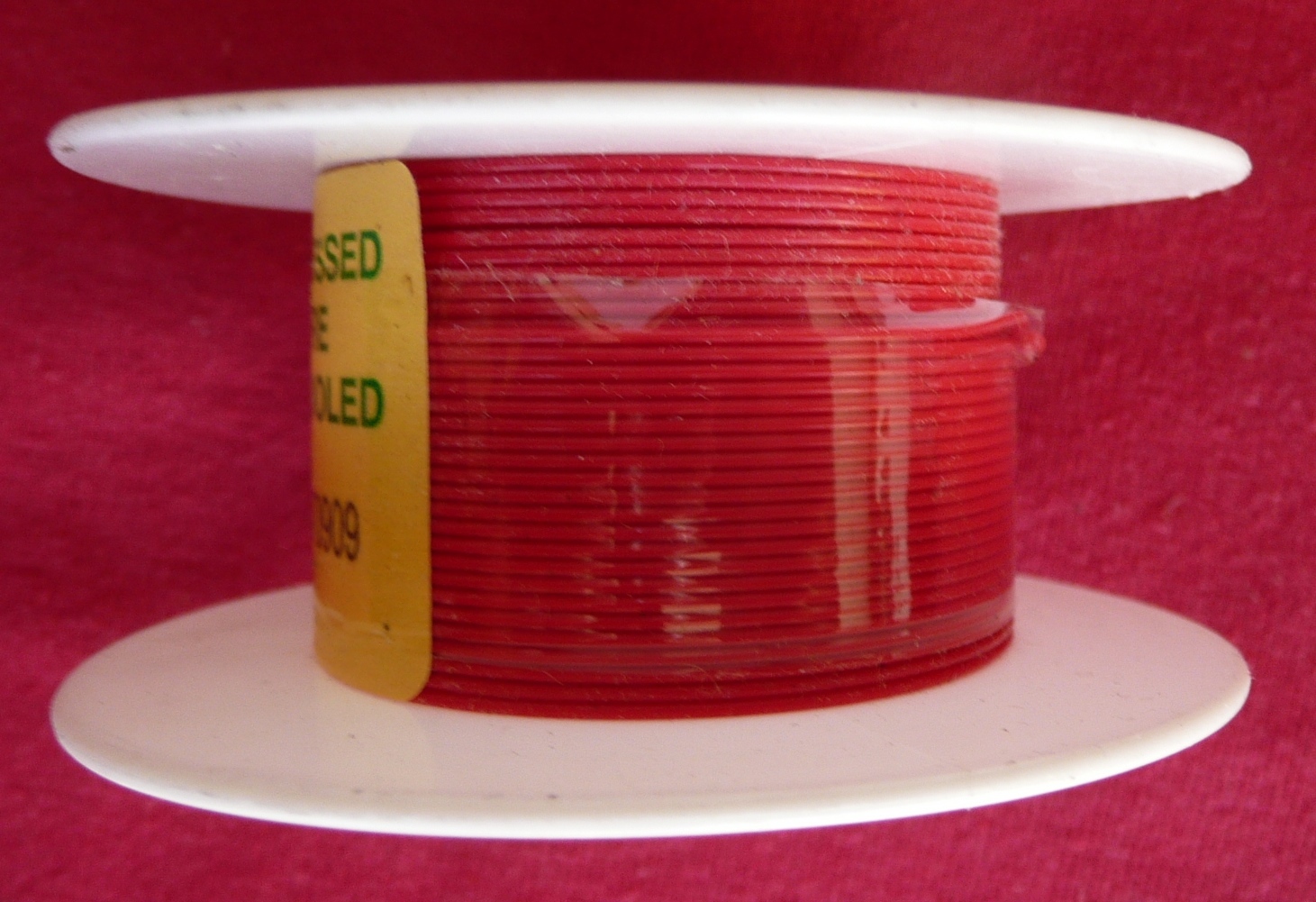 100 Feet MIL-W-16878/4 Silver Plated Copper, 30AWG, Extruded PTFE 200C 600V Red