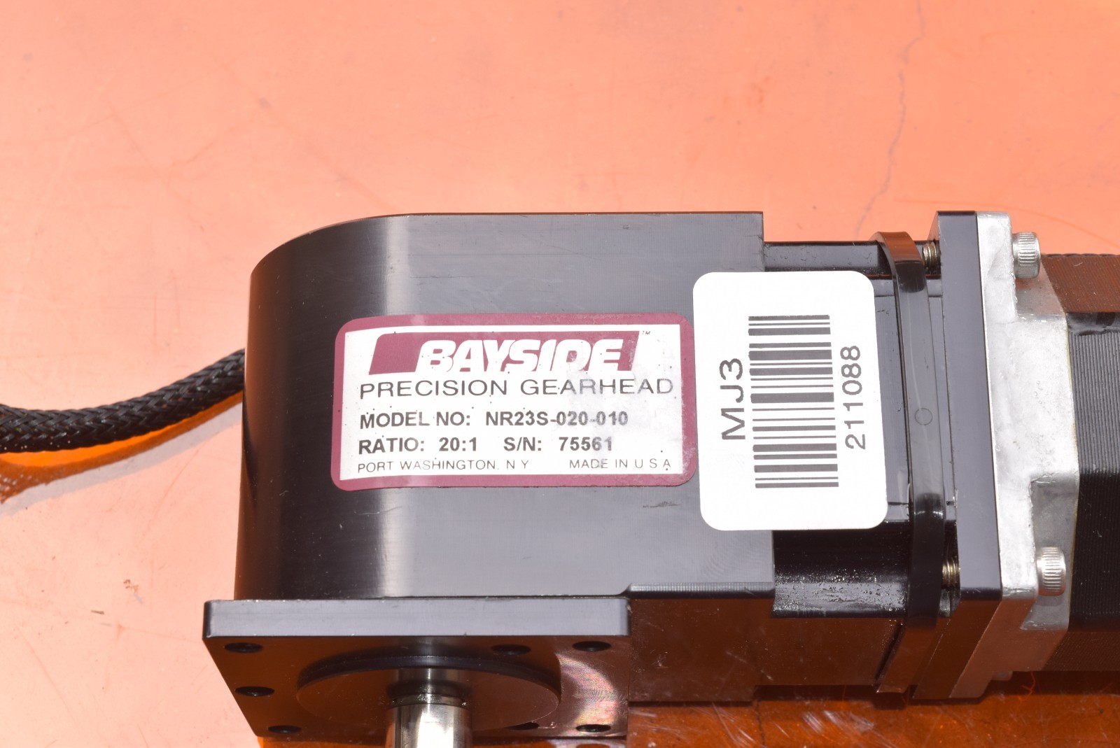BAYSIDE Precision gear head NR23S-020-010 WITH Pacific Scientific POWERMAX II