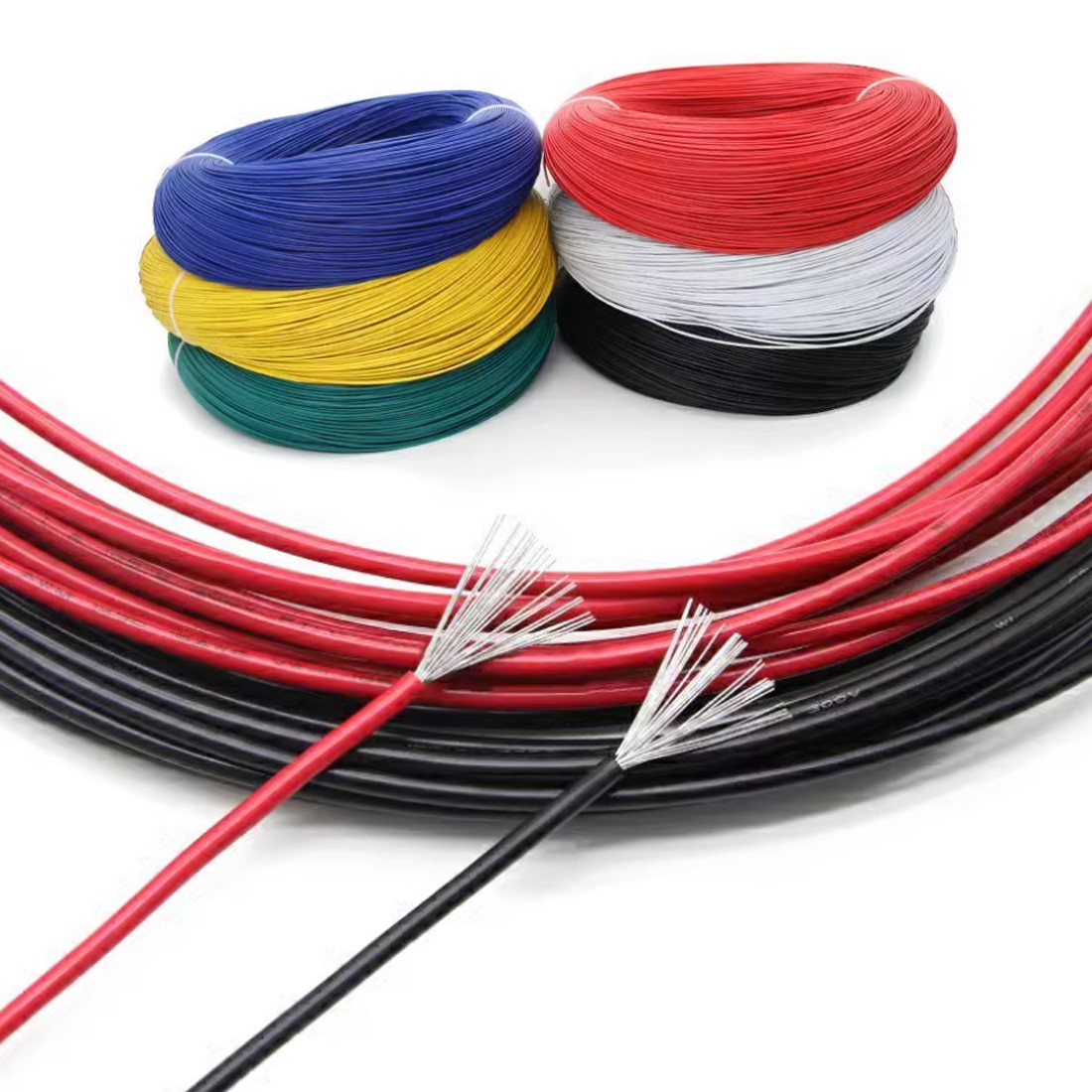 Any length UL1430 Electronic Flexible Wire Cable 16/18/20/22~28 AWG multicolor