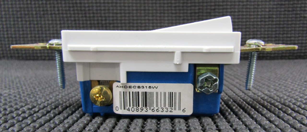 COOPER AHDECB315W 120/277V 15A 3 WAY WHITE SWITCH – LOT OF 2 / NEW NO BOX