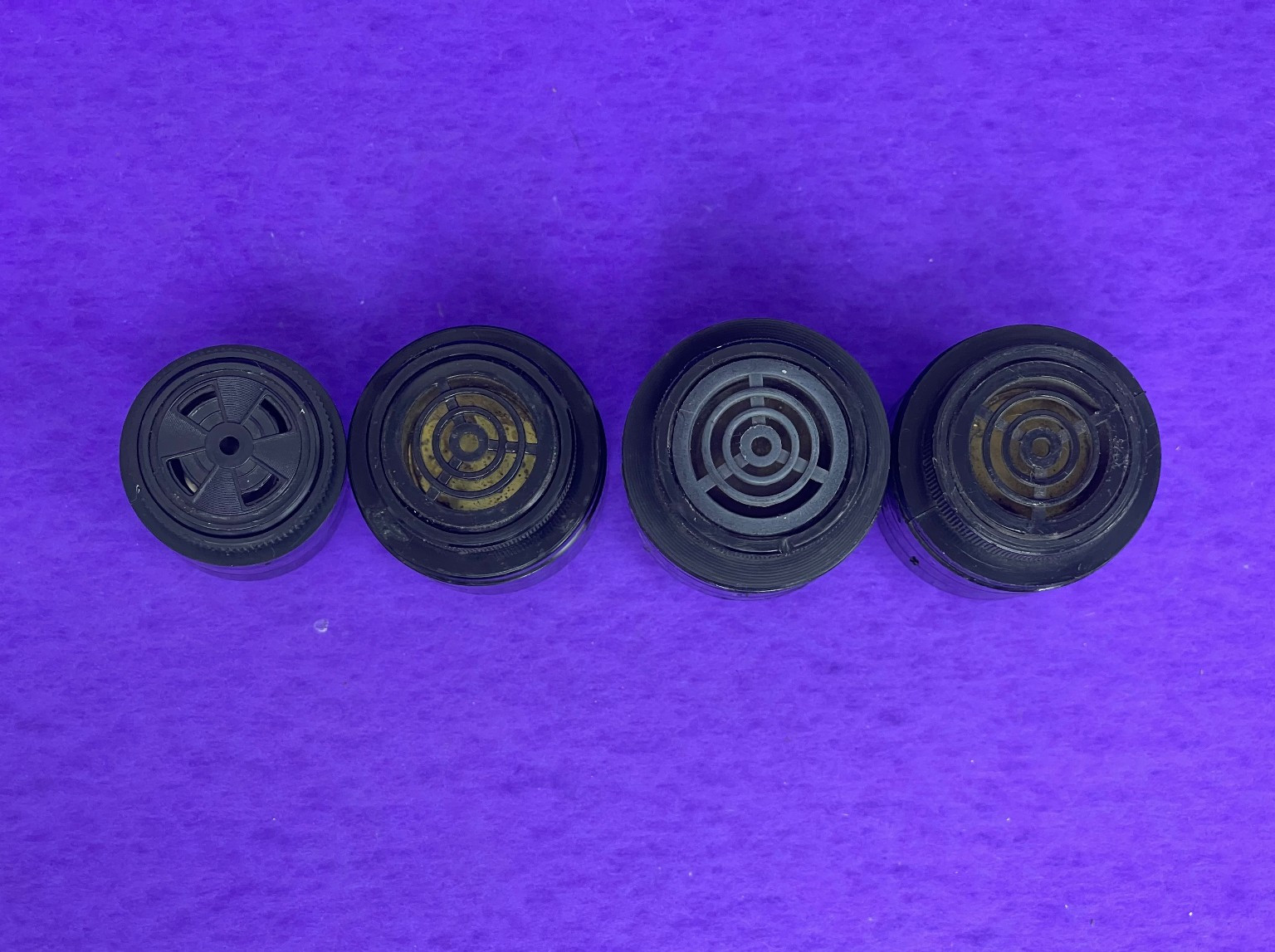 (3) Mallory Sonalert Piezo-Alarms &Bell Audiolarm XB-19-201-A(F) Audible Alarm