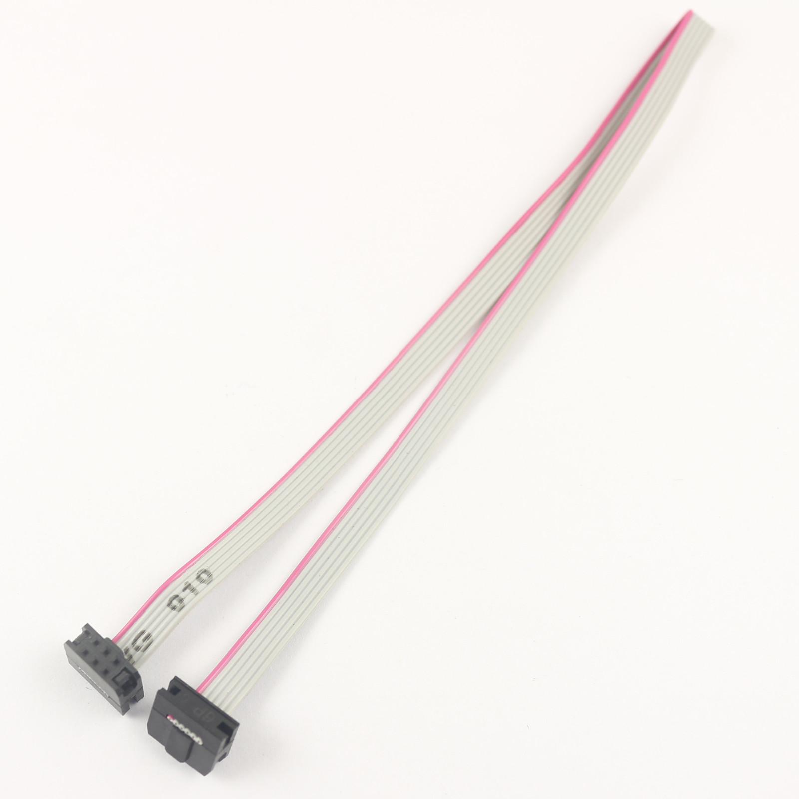 5Pcs 2mm 2.0mm Pitch 6 Pin 6 Wire Extension IDC Flat Ribbon Cable Length 30CM