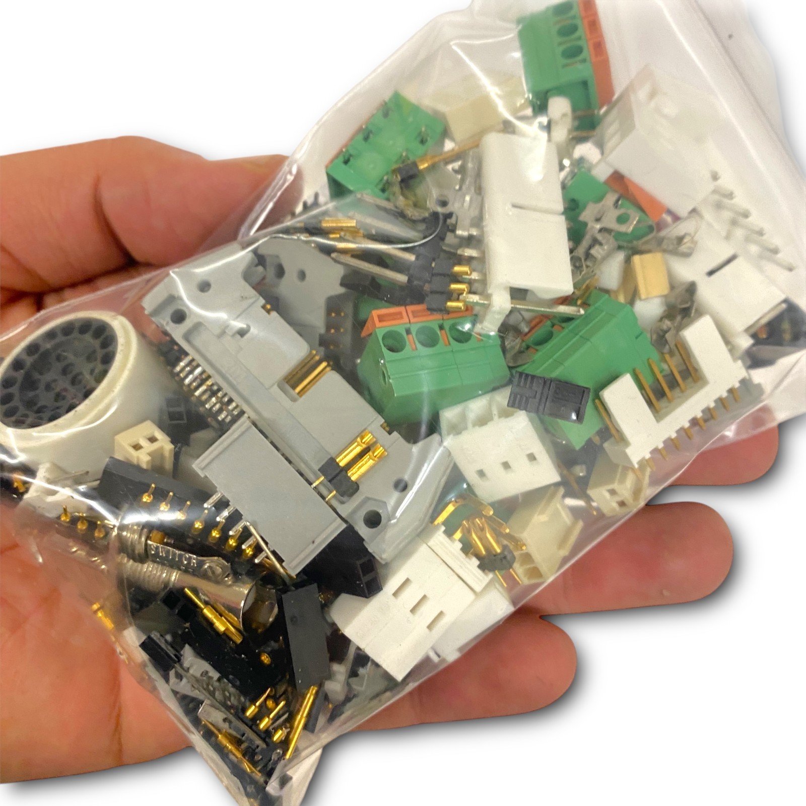 Mixed PCB Connectors Lot Terminal Blocks Pin Headers Plugs Sockets Assortment