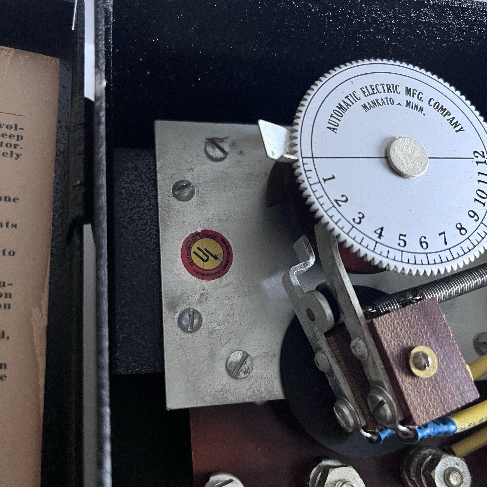 Vtg Automatic Electric Manufacturing Co. Synchronous Operated Time Switch NOS
