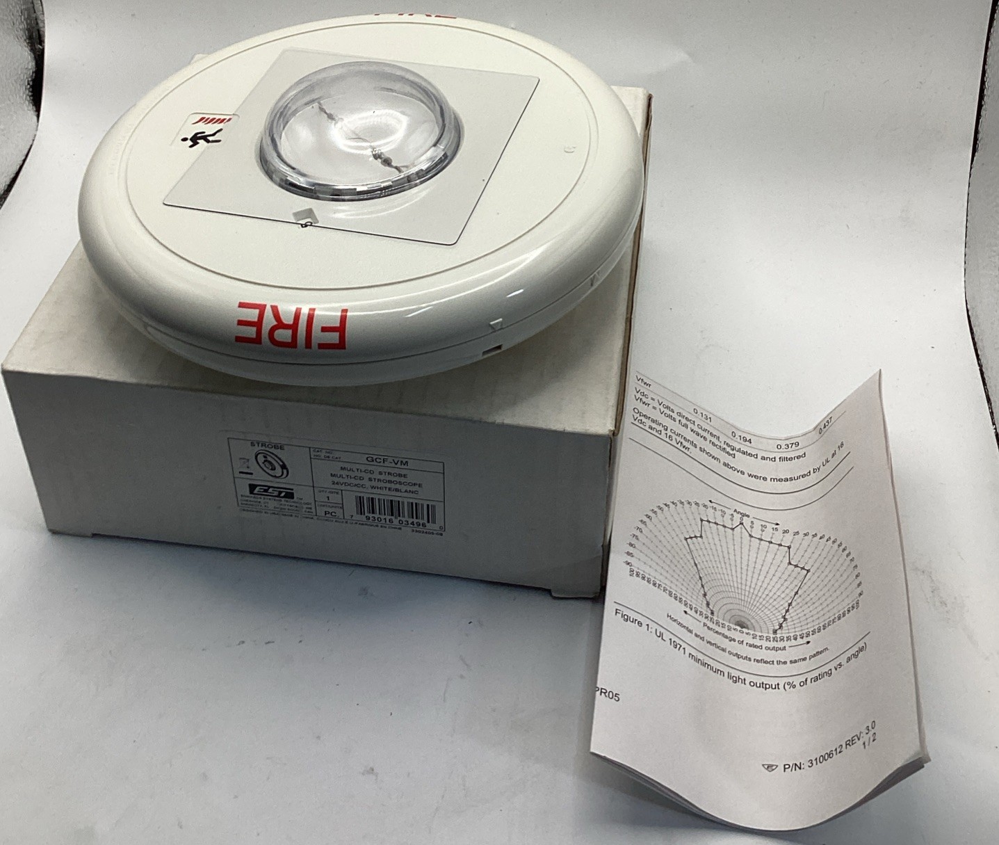 EST GCF-VM Multi_CD Strobe, Stroboscope 24VDC/CC Industrial Signal Light⚪️