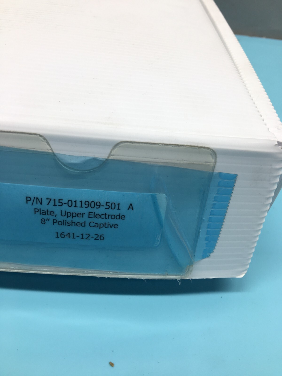 LAM 715-011909-501 PLATE, UPPER ELCTDRODE 8″ POLISHED CAPTIVE, 123498