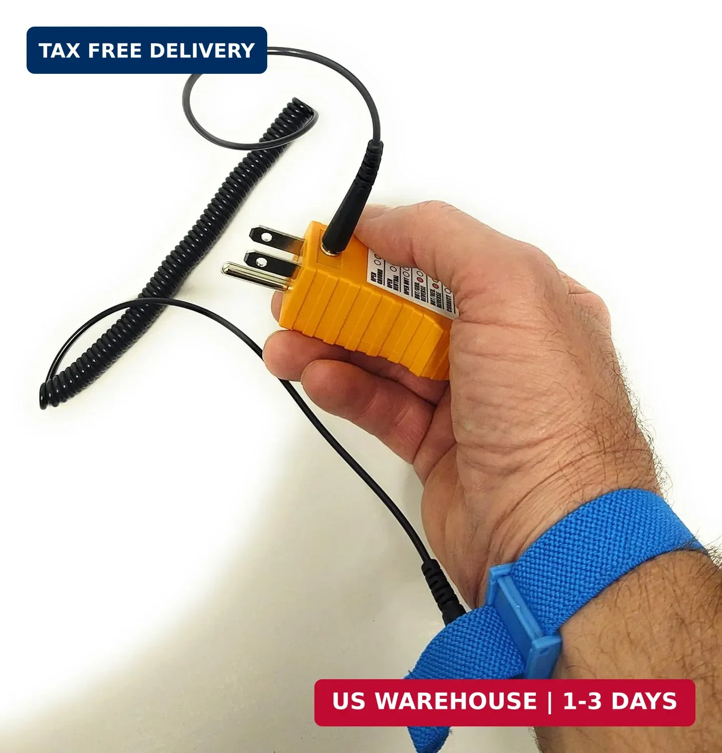 Ohm-Stat SP-102 – Electrical Ground Checker with Wrist Strap