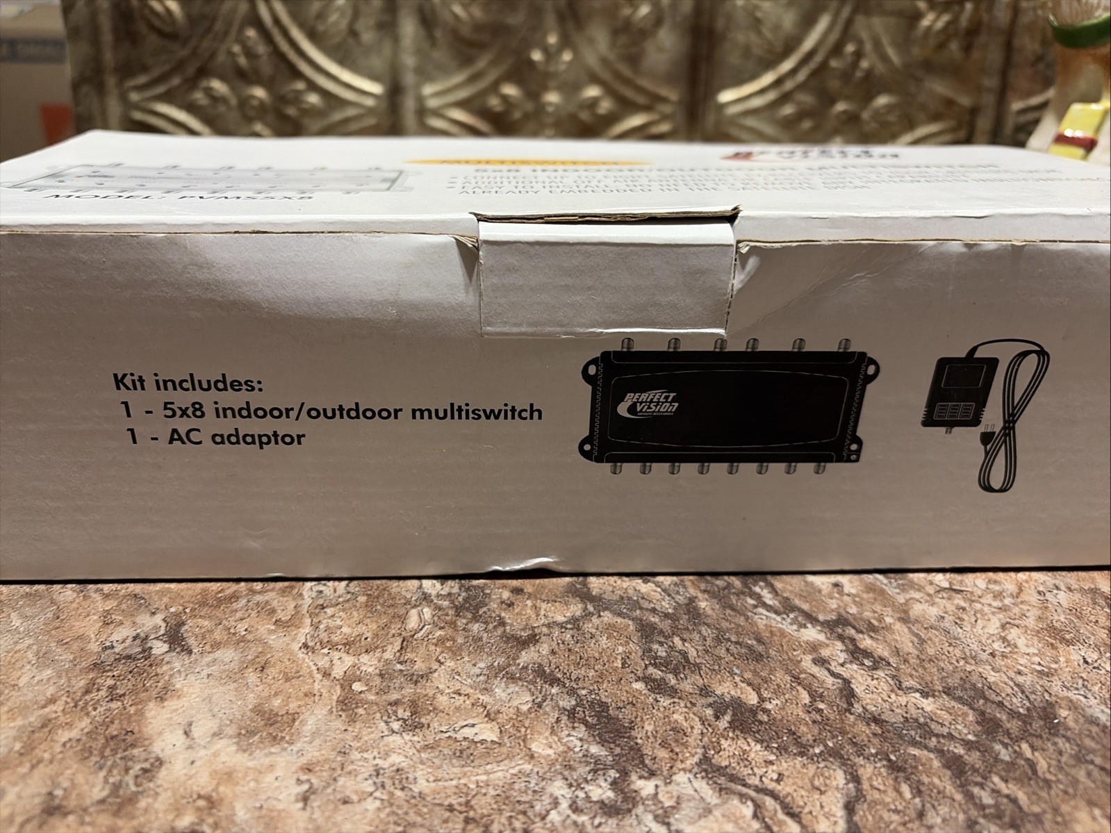 PVMS5X8 – PERFECT VISION – 5 INPUT 8 OUTPUT MULTISWITCH INDOOR/OUTDOOR SWITCH