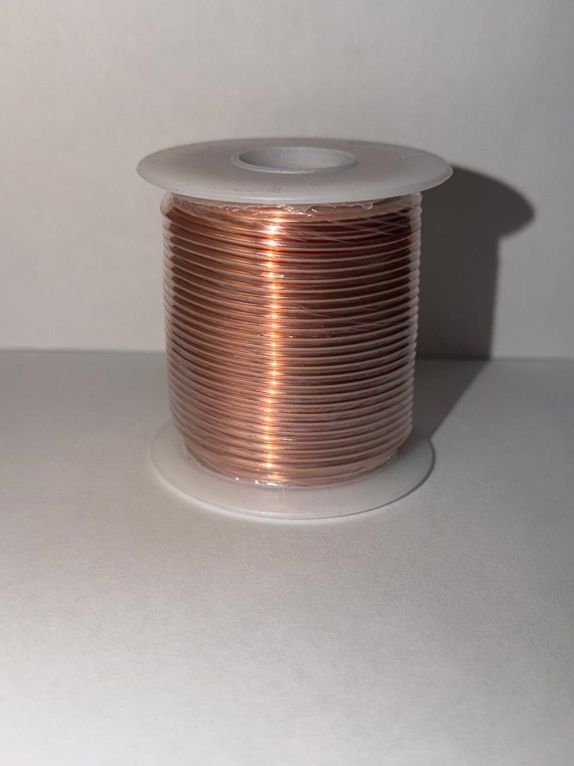 Bare Copper Wire 24 Gauge 1 lb Spool (793 Feet) Diameter 0.020