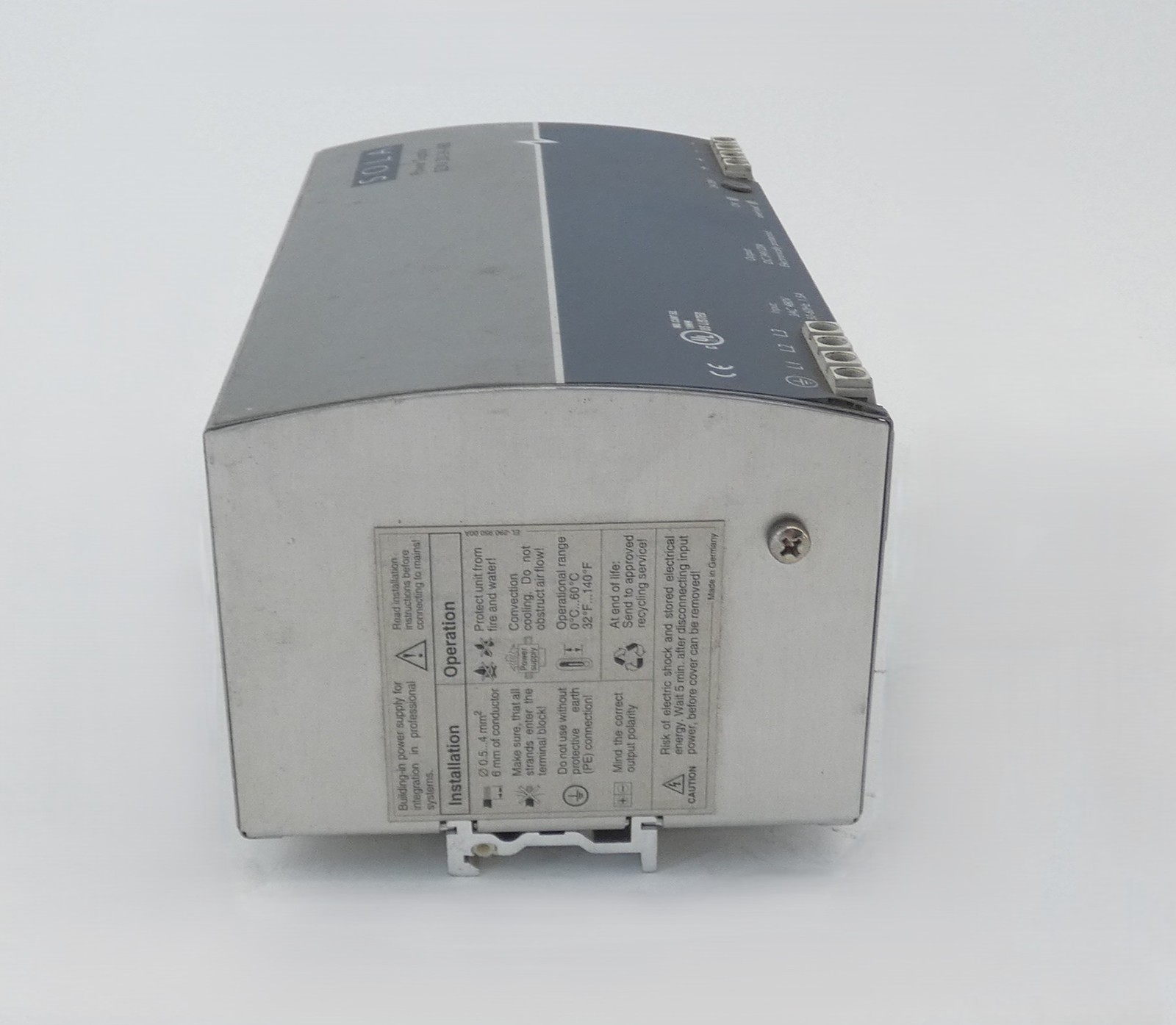 Sola SDN 20-24-480 Power Supply 24VDC 20A 50-60Hz