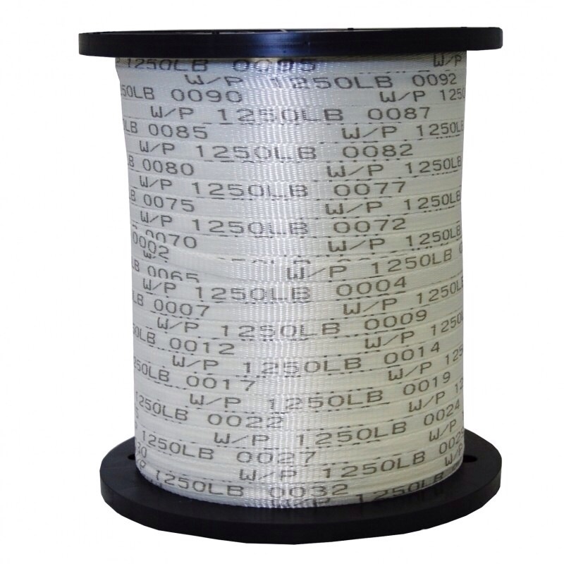 USA Made 1/2″ x 5000′ 1250 Lb Polyester Pulling Tape / Pull Tape