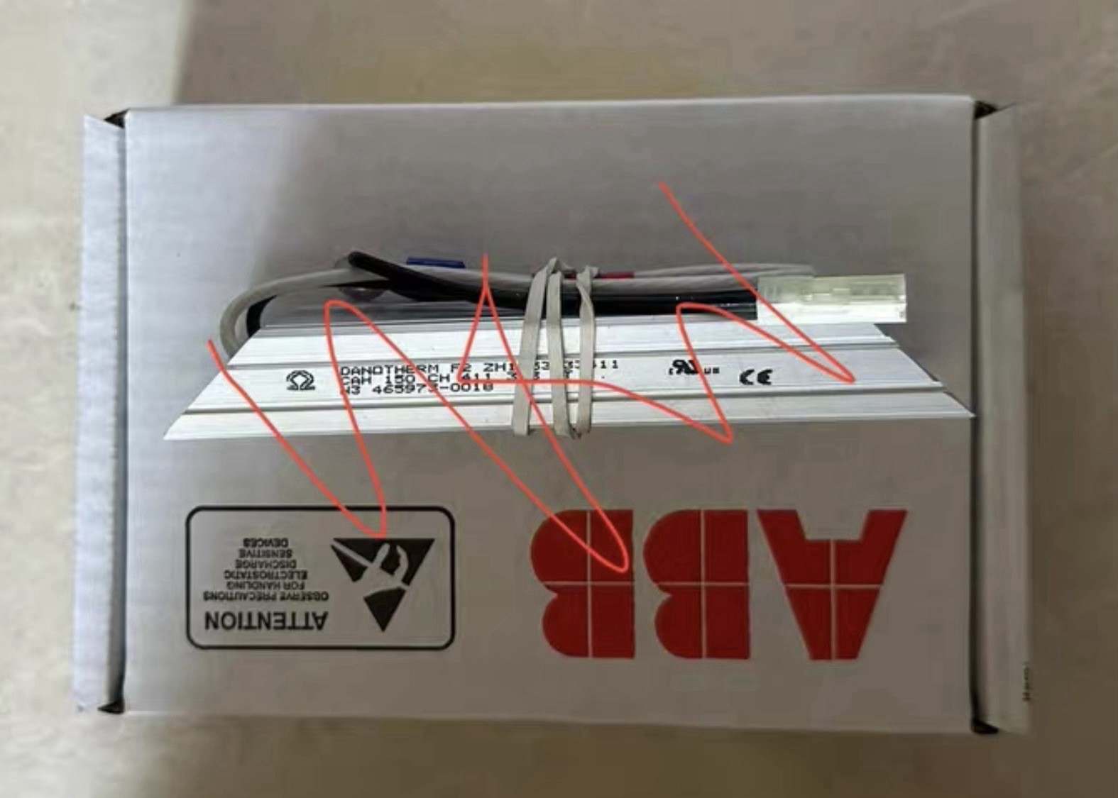 1Pc New DANOTHERM ABB Resistor 3AFE64482459 VHPR 80 HX 3R3 3.3OHM
