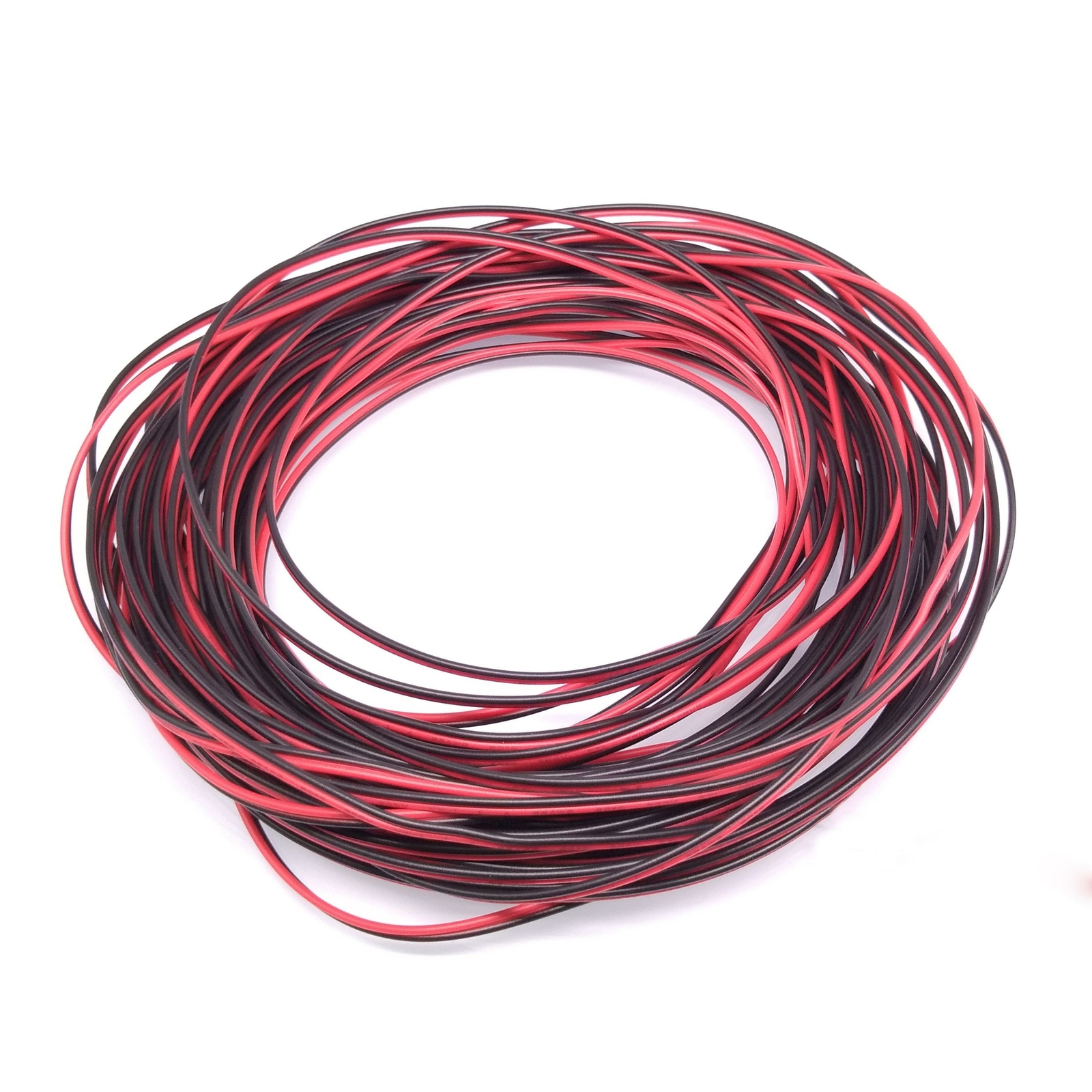 26awg UL-2468 PVC Flat Ribbon Wire Stranded Cables Red & Black 20meter