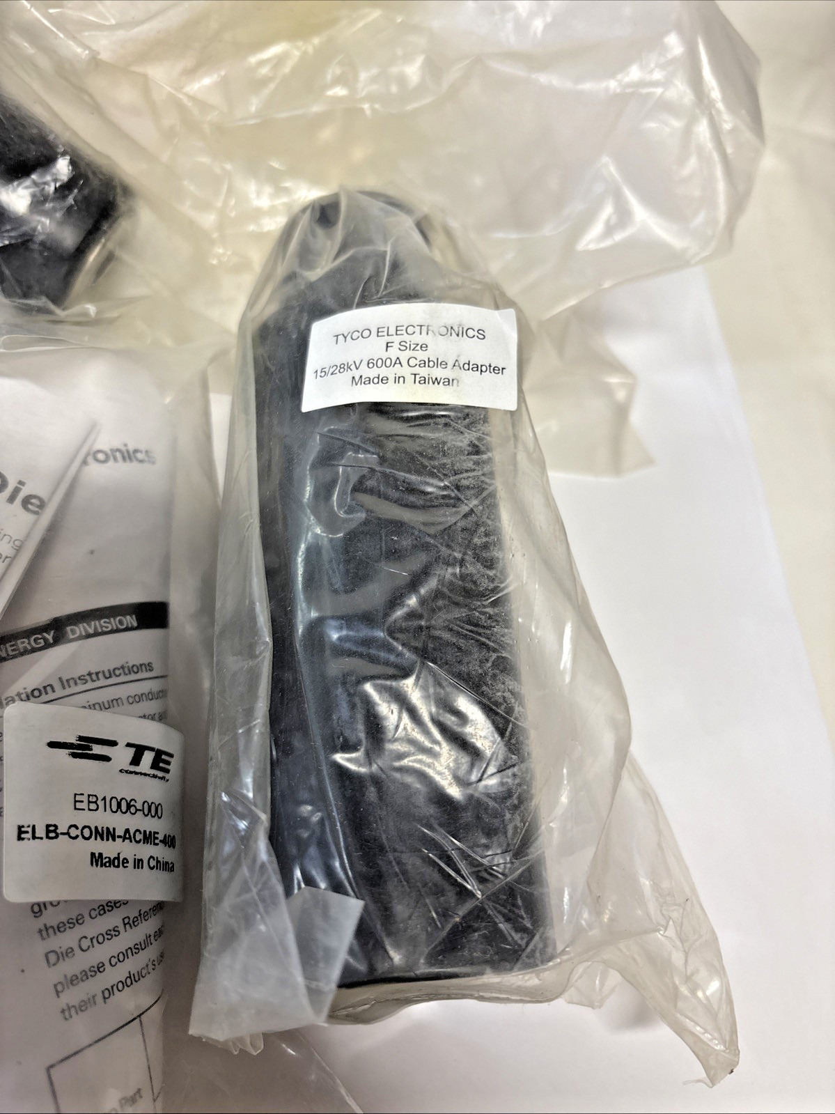 Tyco Electronics ELB-15/28-610 Dead Break Elbow Kit 25kV 600A
