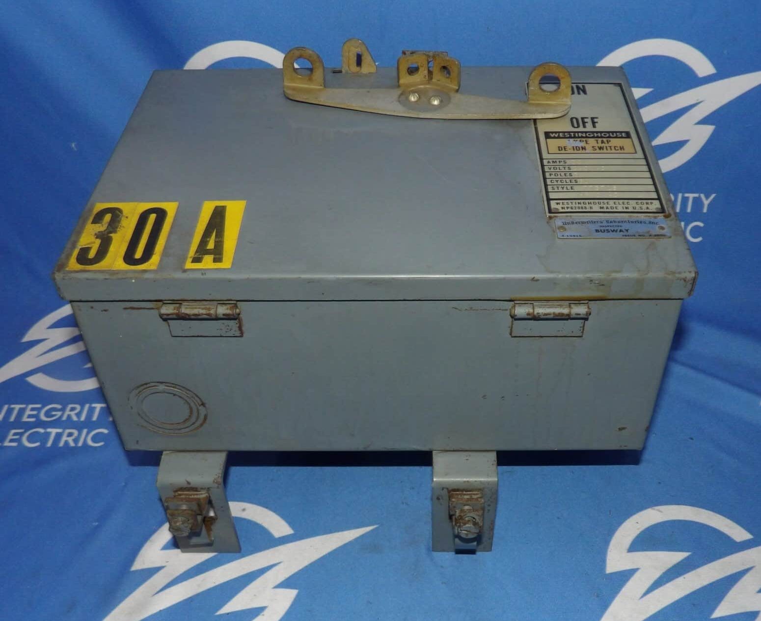Westinghouse TAP 30A 240V 3 Pole Bus Plug + 1 Year Warranty