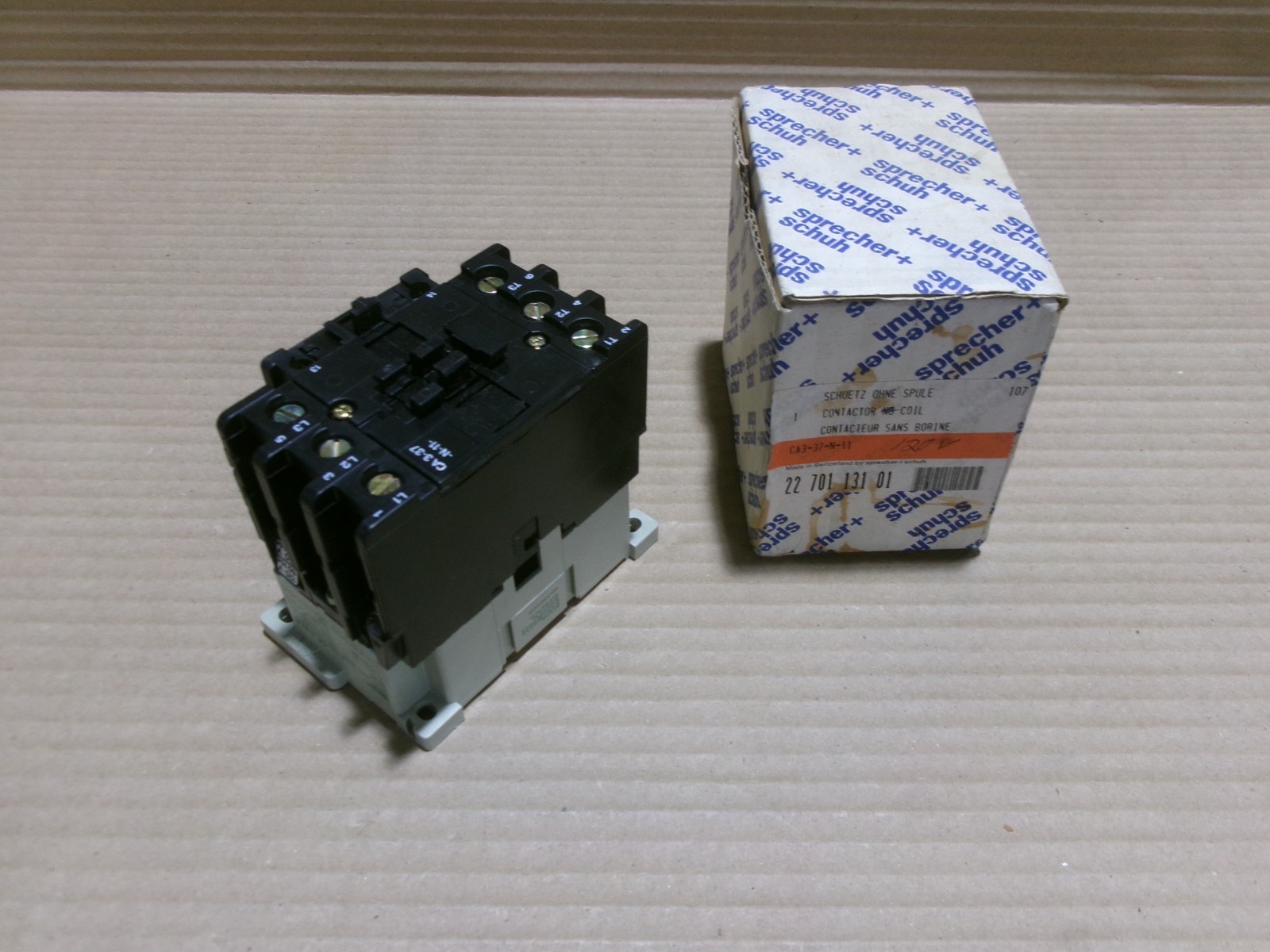 Sprecher + Schuh CA3-37-N-11 Contactor Coil 120V/60Hz / 110V/50Hz AK