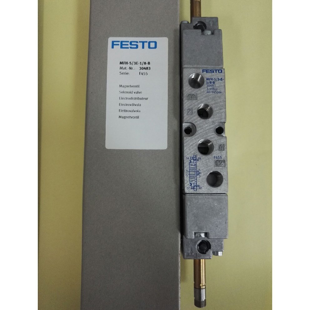 1PC New FESTO MFH-5/3E-1/8-B 30483 Solenoid Valve Expedited Shipping