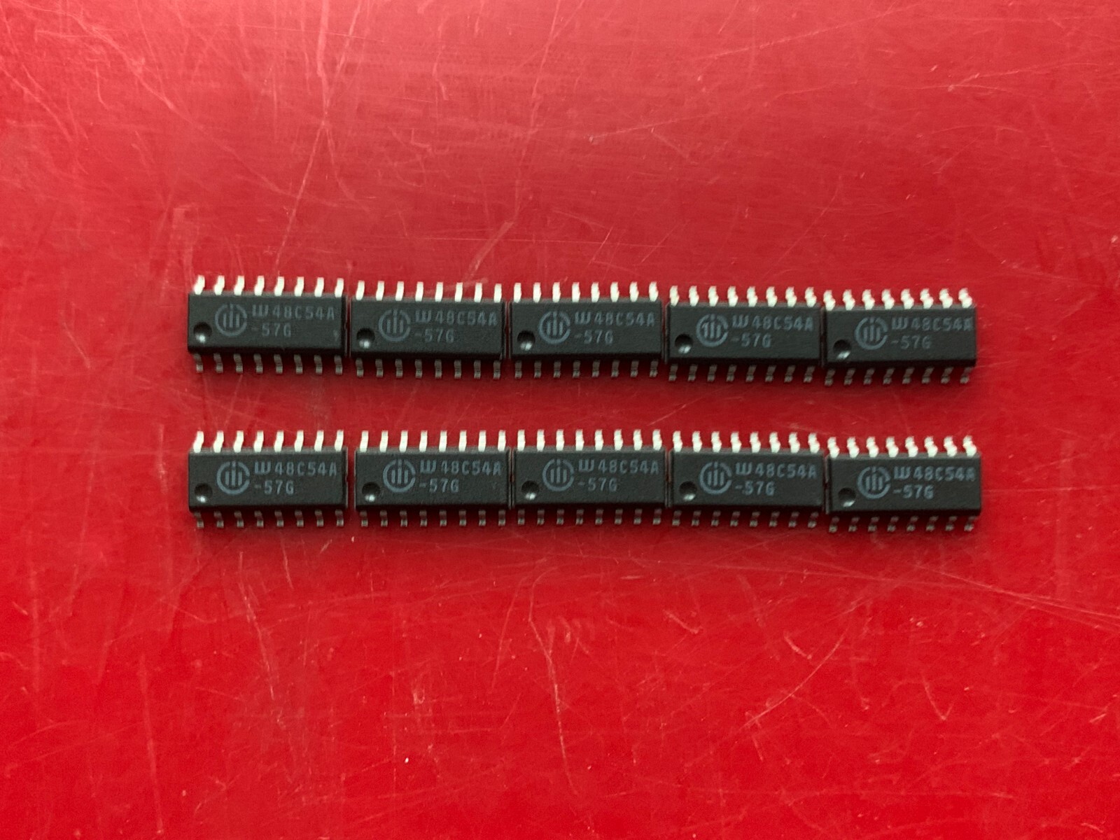 10x W48C54A-57G IC WORKS 16 PIN SOIC TIME CLOCK GENERATOR