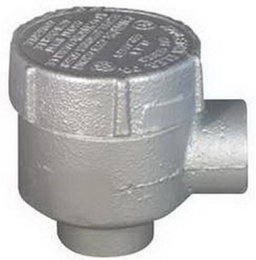 Appleton GRJEA75 Conduit Outlet Box, Type GRJEA, (2) 3/4″ Hubs, Malleable Iron