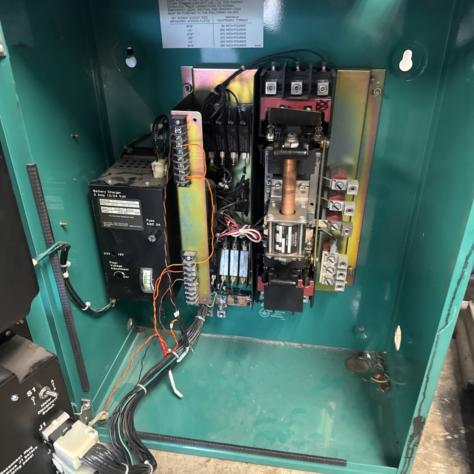 Cummins Onan OT 125 Automatic Transfer Switch 125A 200 60Hz
