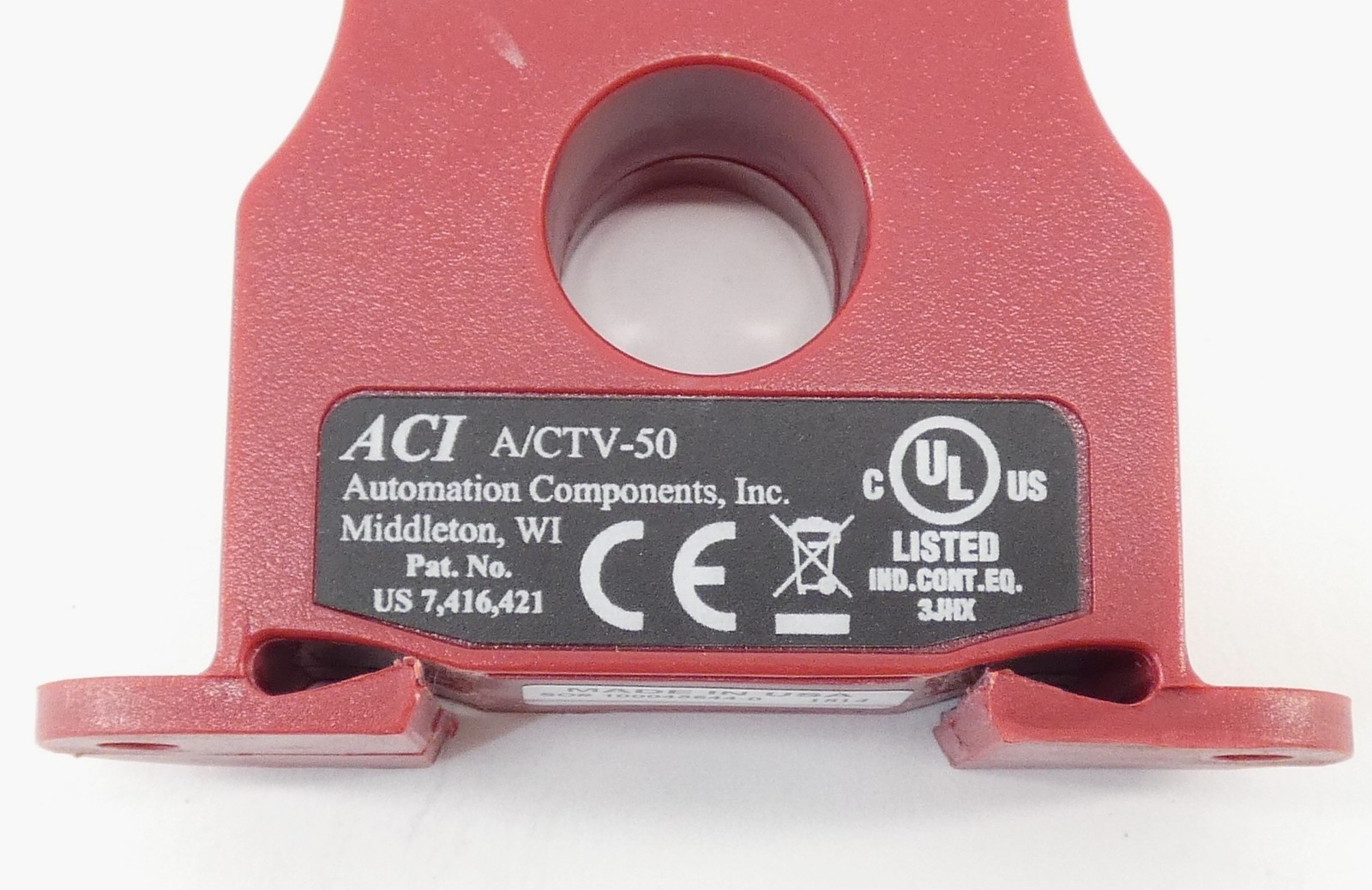 ACI A/CTV-50 Current Sensor 0-10VDC 0-50A – NEW Surplus!