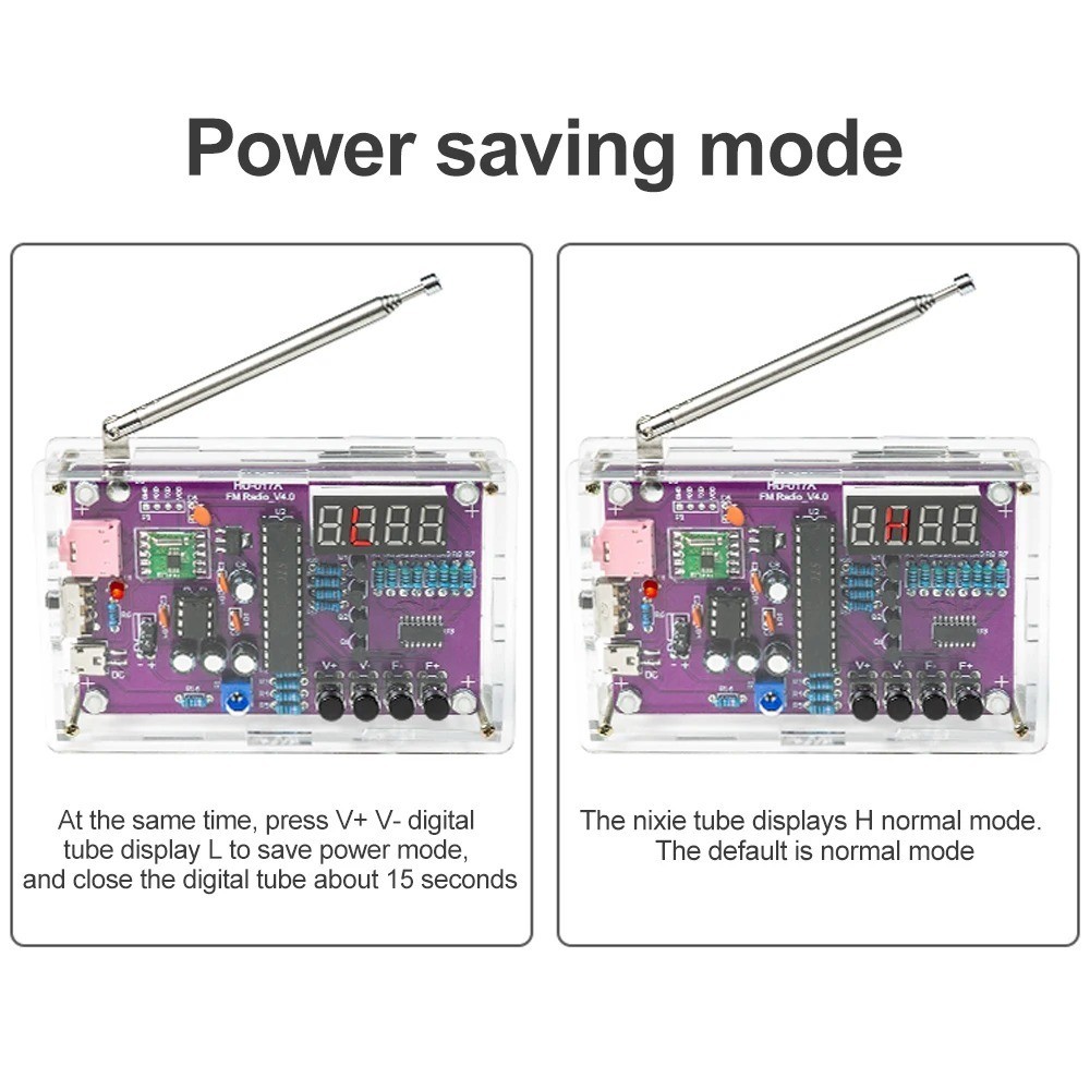 FM Radio Kit Soldering Practice Kit for Beginner STEM Educational Training Kit