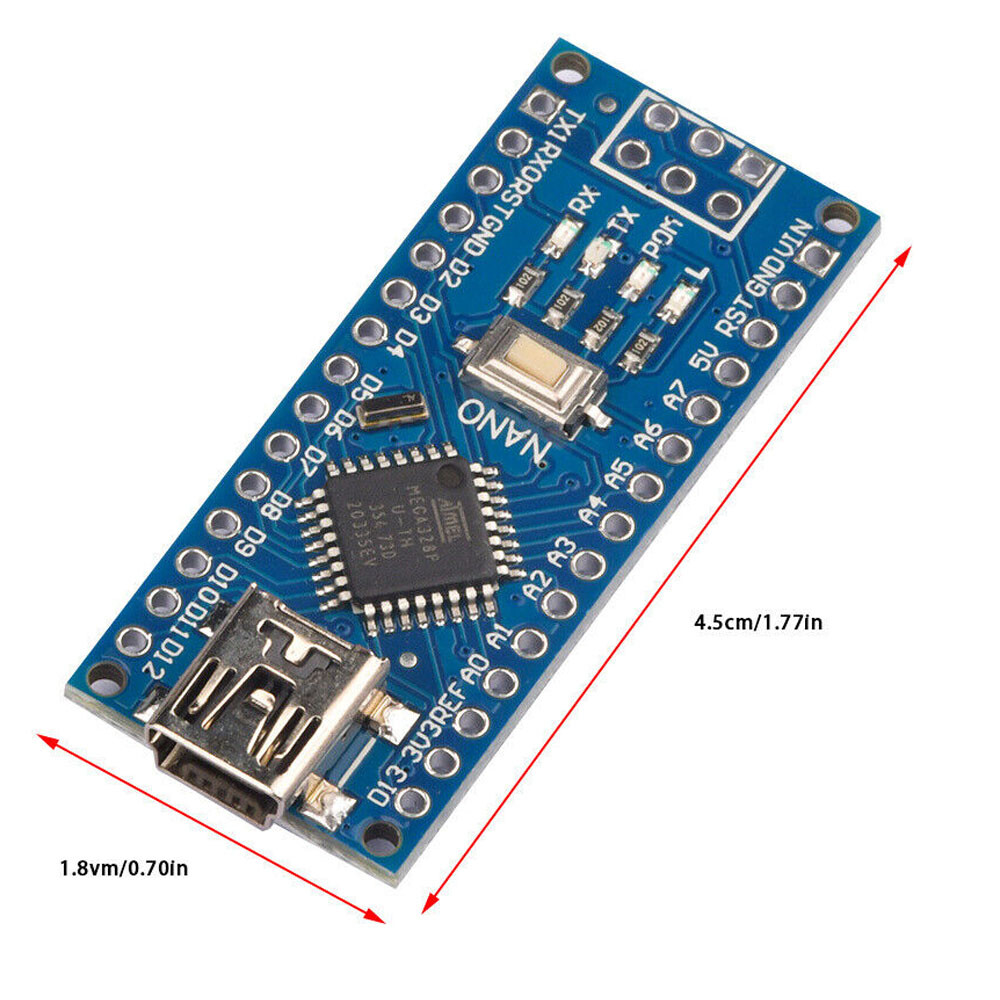 Nano V3.0 16M ATmega328P 5V Micro-Controller CH340G Board USB For Arduino NEW