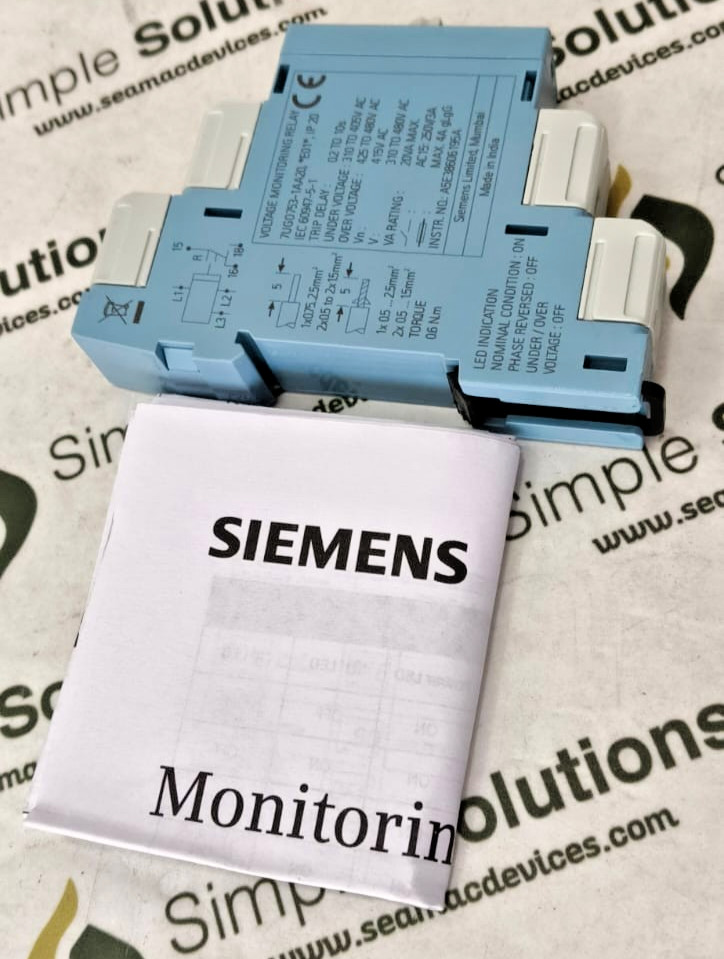 2PCS LOT- Siemens 7UG0753-1AA20 Voltage Monitoring Relays- New