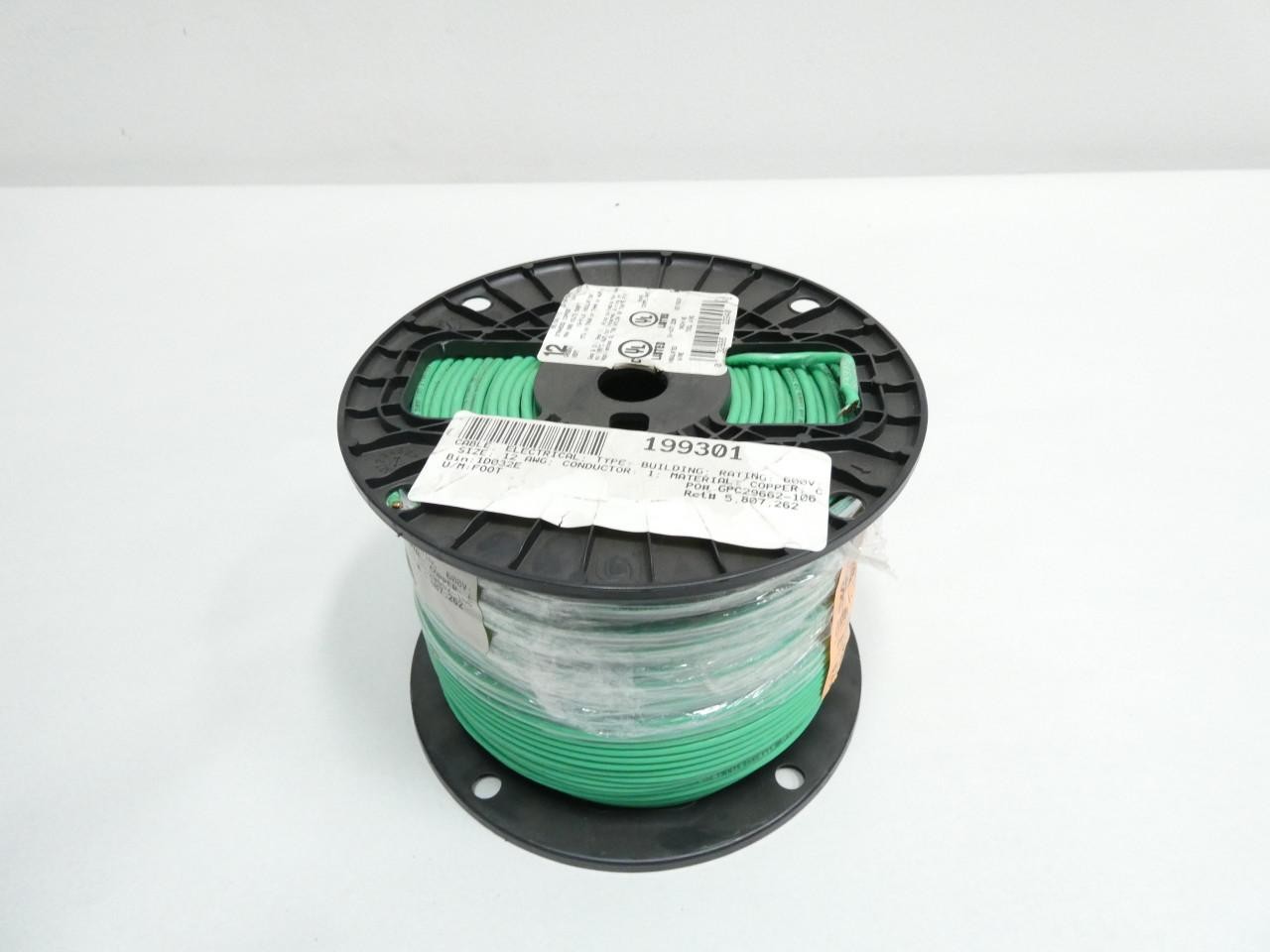 Southwire E51583F Green Machine Tool Wire 12awg 500ft 600v-ac