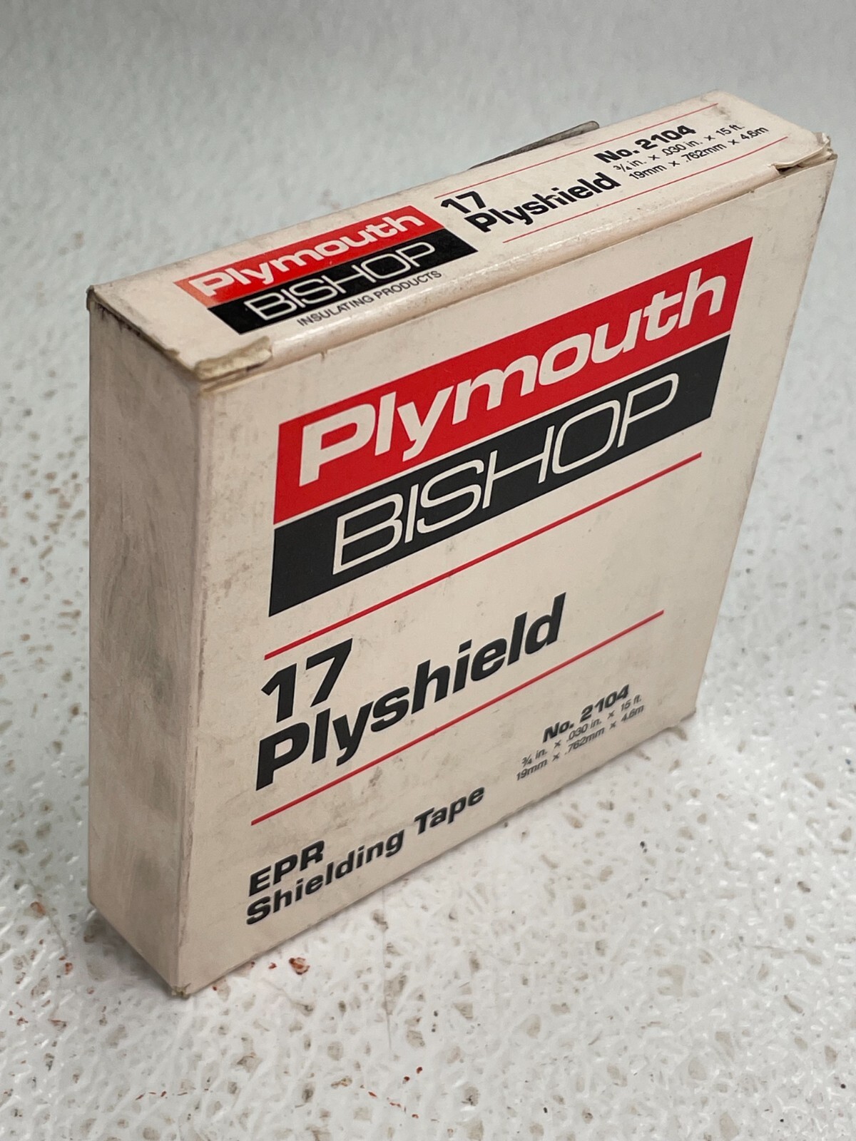 PLYMOUTH-BISHOP 2104, 17 Plyshield EPR Shielding Electrical Tape 3/4″ x 15′