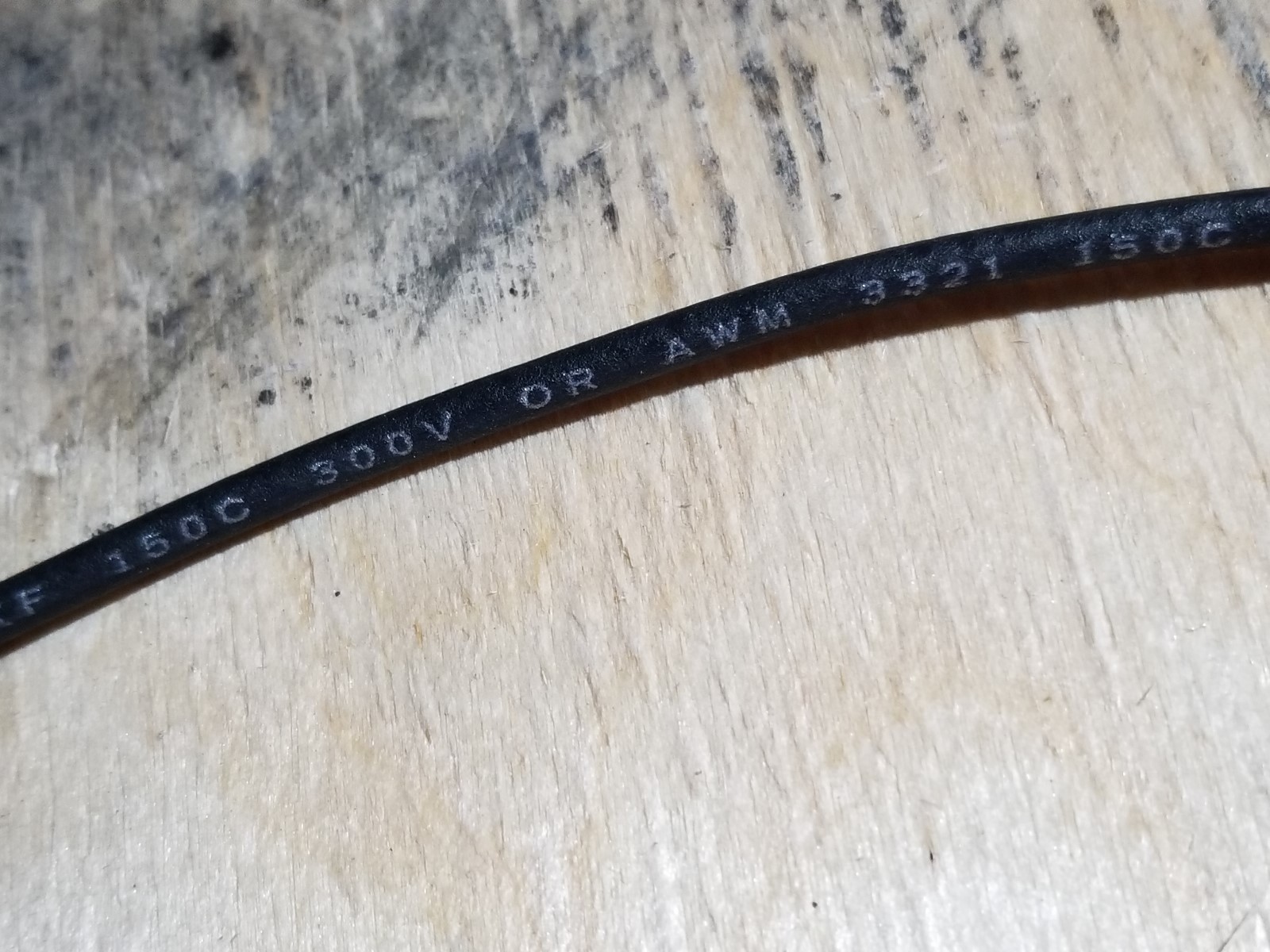Southwire #18awg 7x26T High Temperature XLPE Lead Wire UL-3321 150C Black /25ft