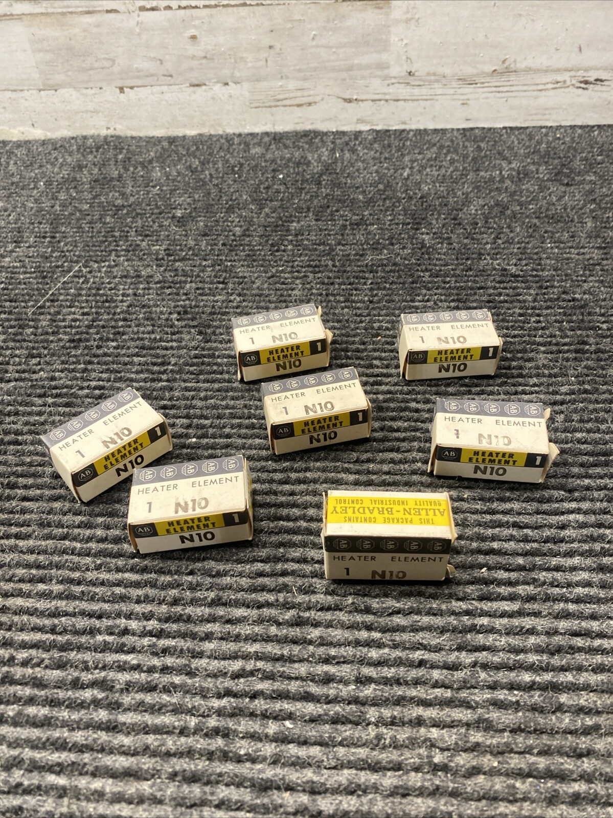 NEW LOT of 7 Allen Bradley N10, Heater Elements