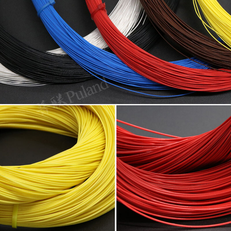 19AWG~22AWG PTFE Silver-plated Copper Stranded Electrical Wire Cable Audio Wire
