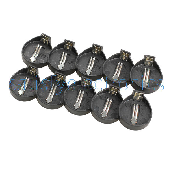 20PCS CR2032 CR2025 3V Button Coin Cell Battery Socket Holder Box Case ROHS