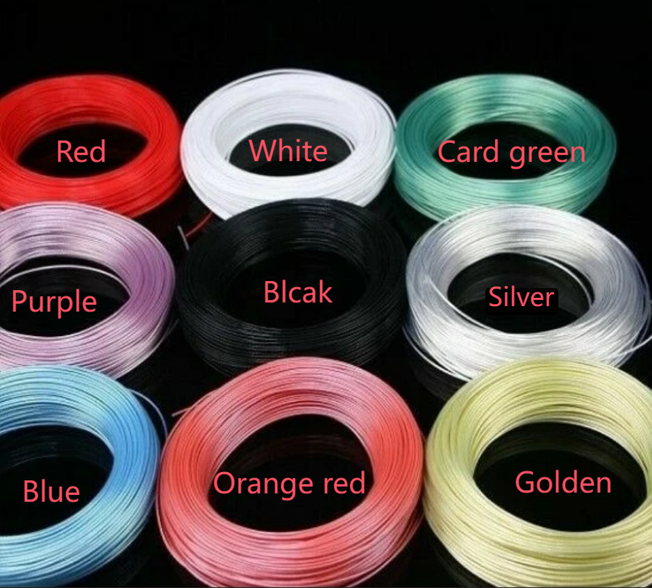 18 AWG (Diameter:1.57) High Temperature Teflon PTFE Silver Plated Wire 10M