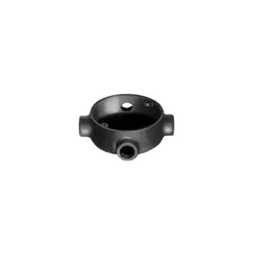 Appleton SEHX-75, 3/4″ Hub, Malleable Iron, Round, Rigid Conduit Outlet Box, 1pc