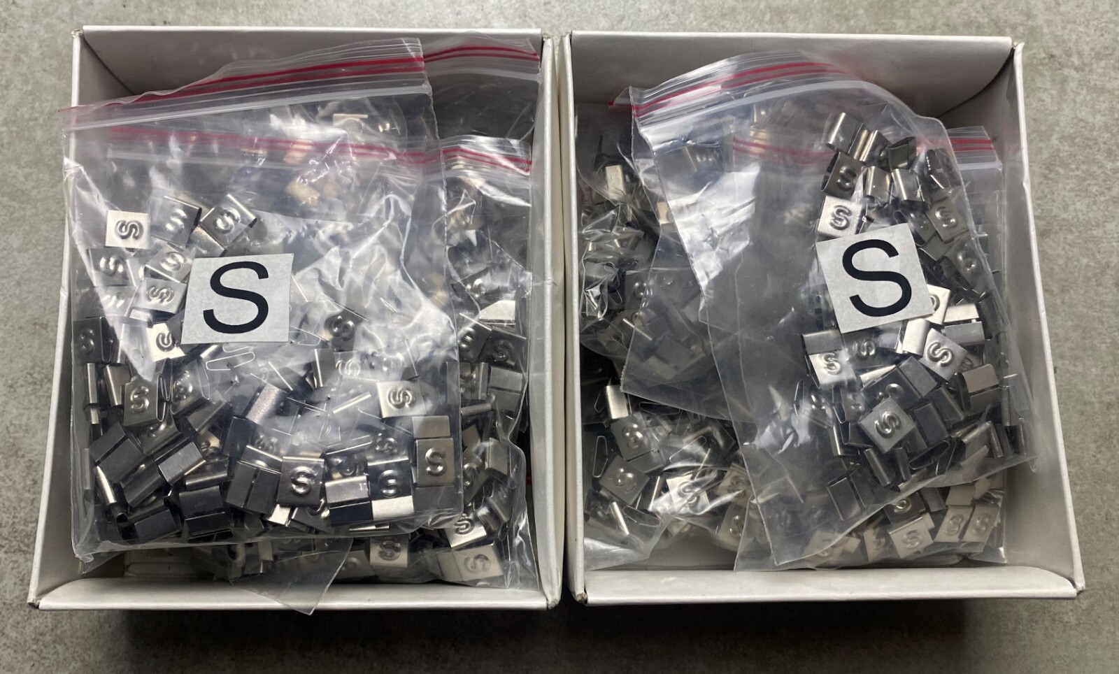 HAYATA ID-S, Stainless Steel Cable Marker 316SS, Symbol “S” , 100 Pc’s Pkt